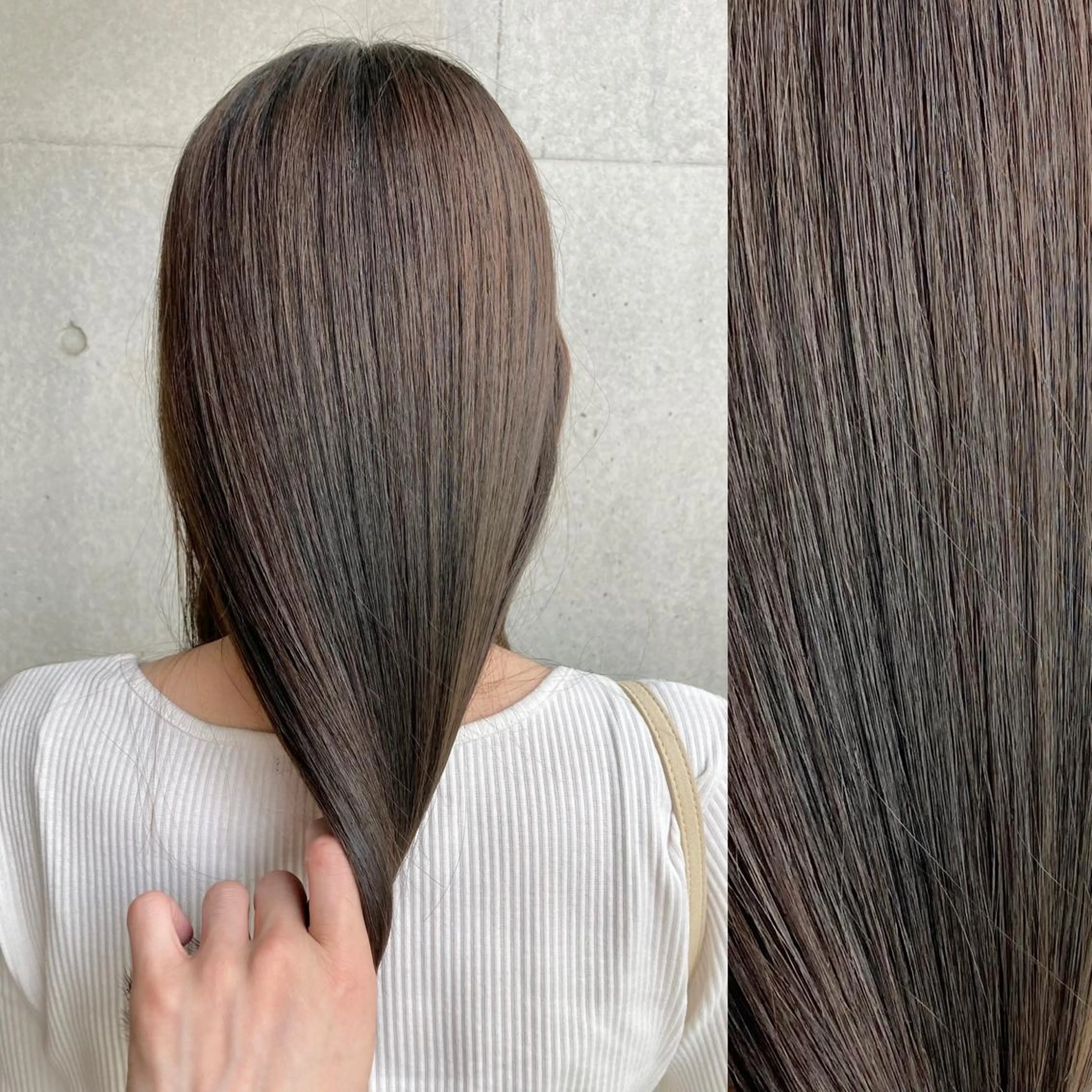 セミロング カラー ボブ& 髪質改善FUMIYAのヘアスタイル