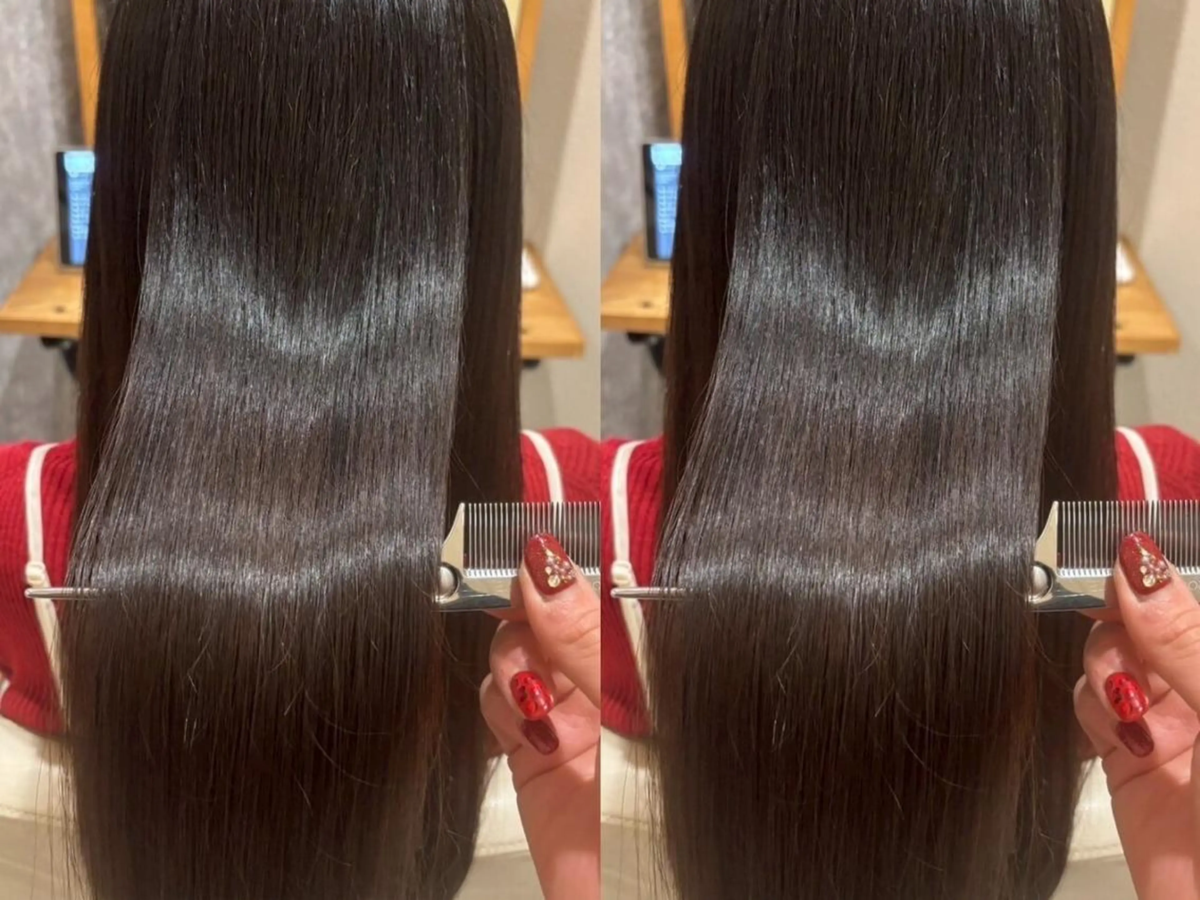 ロング 髪質改善 カット ヘアカラー KAEDE💖 縮毛矯正/艶カラーのヘアスタイル