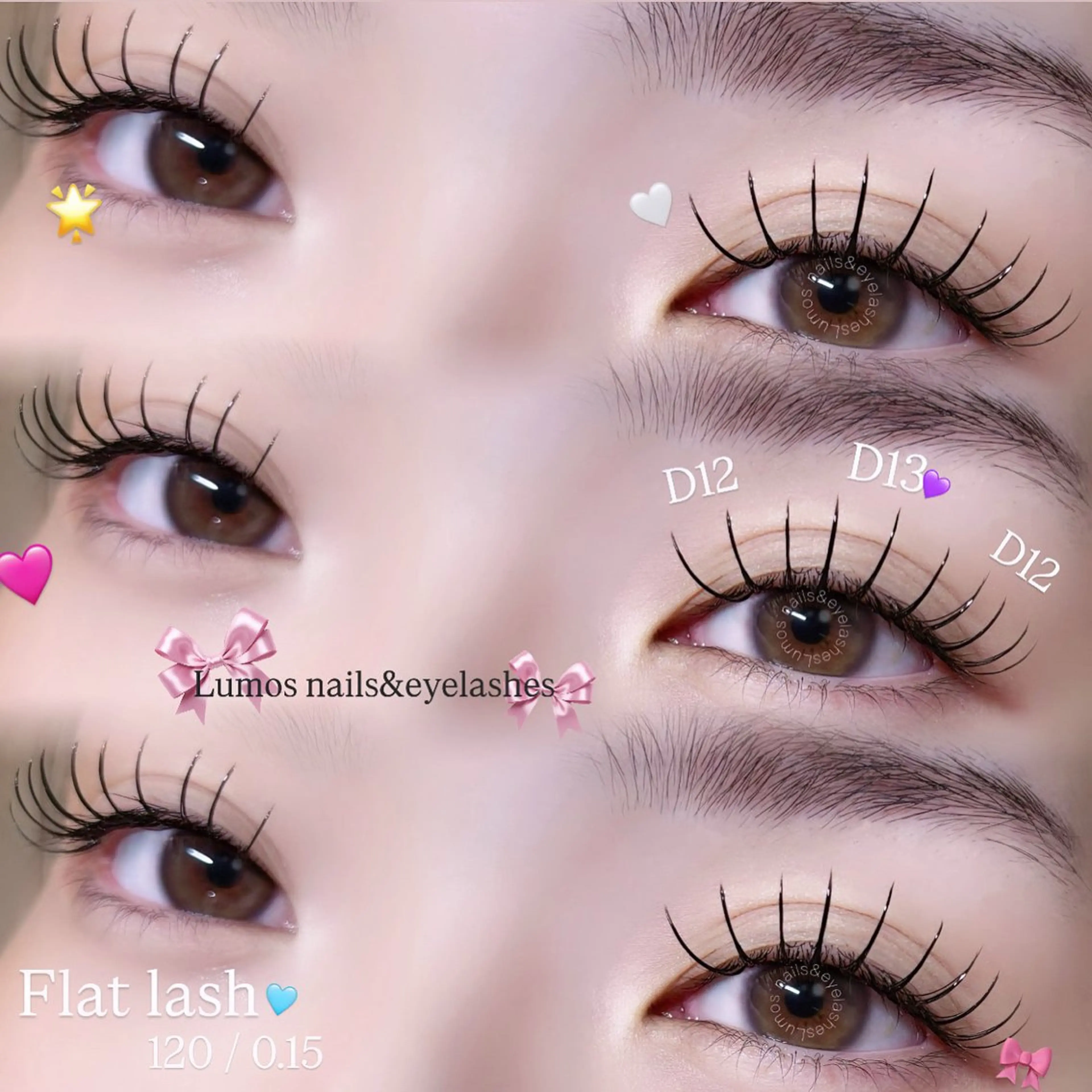 マツエク・マツパ マツエク Lumos sakura🎀🔗のマツエク・マツパデザイン