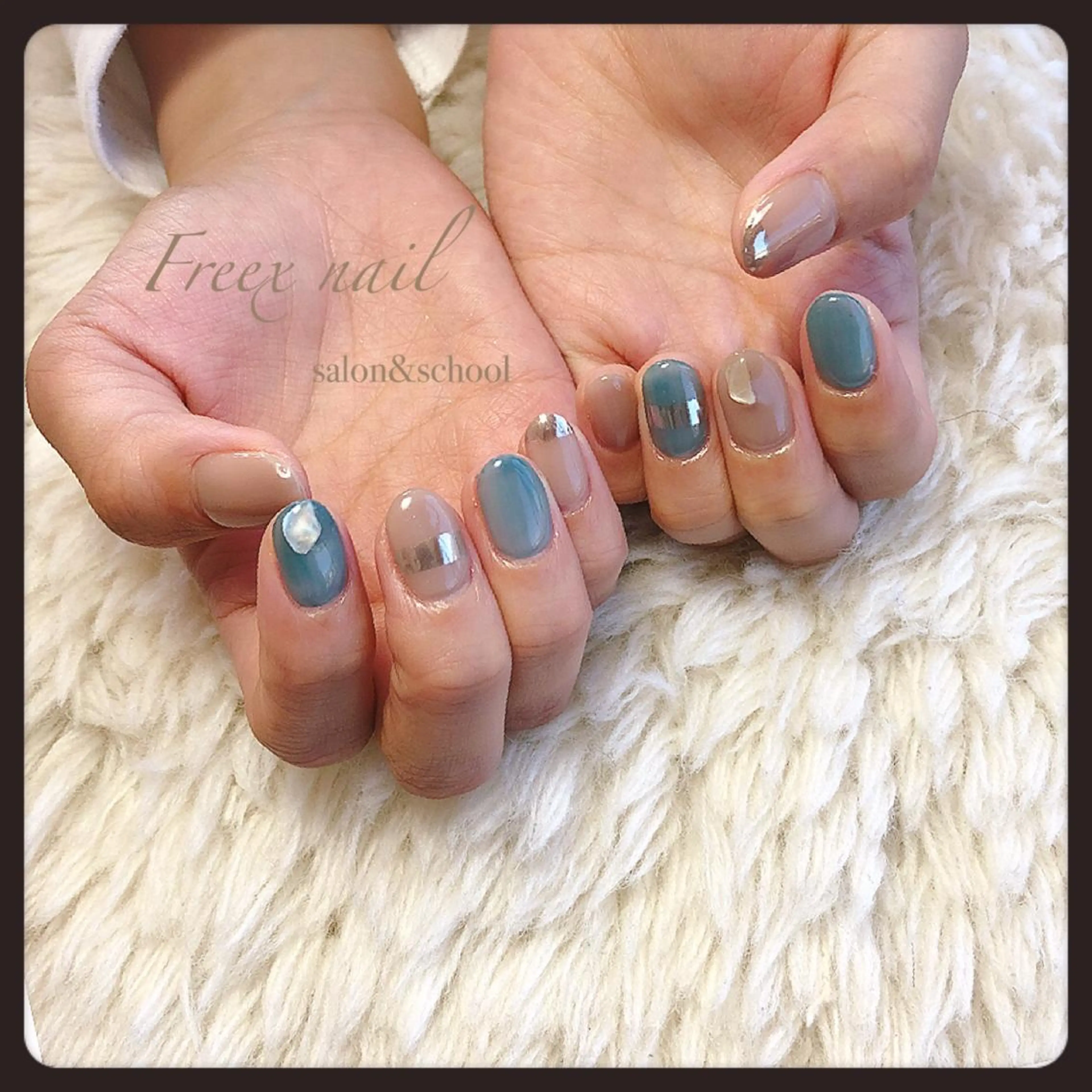 ネイル 冬ネイル Freex nail所属・freex nail /ニュアンス/個性派のネイルデザイン