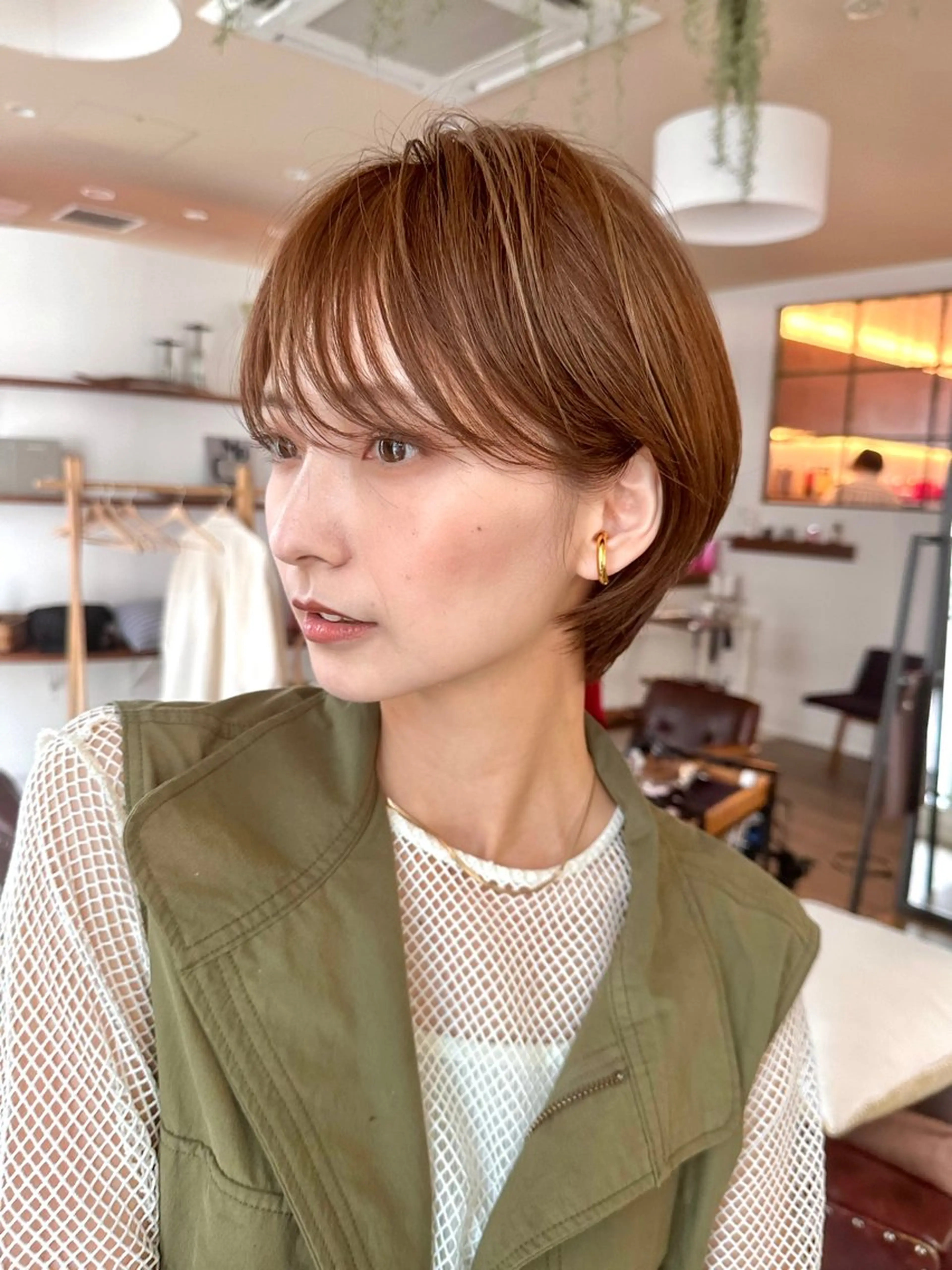 ショート ショートボブ ボブ ショートヘア 🌟ショート/シ ョートボブ/岡田🌟のヘアスタイル