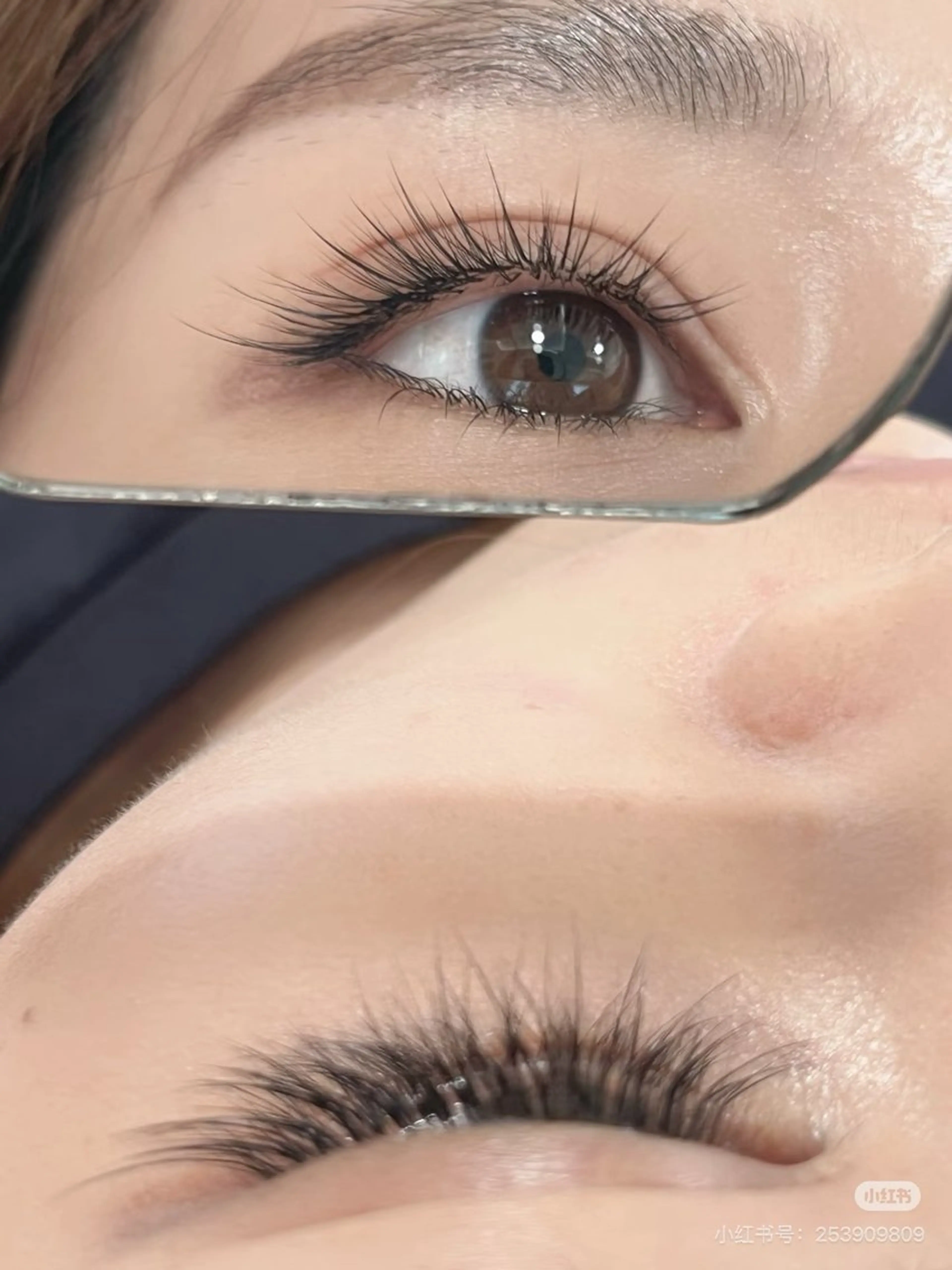 マツエク・マツパ バインドロック 束感まつ毛 フラットラッシュ 韓国風マツエク ナチュラル マツエク RiRi ネイル/マツエクのマツエク・マツパデザイン