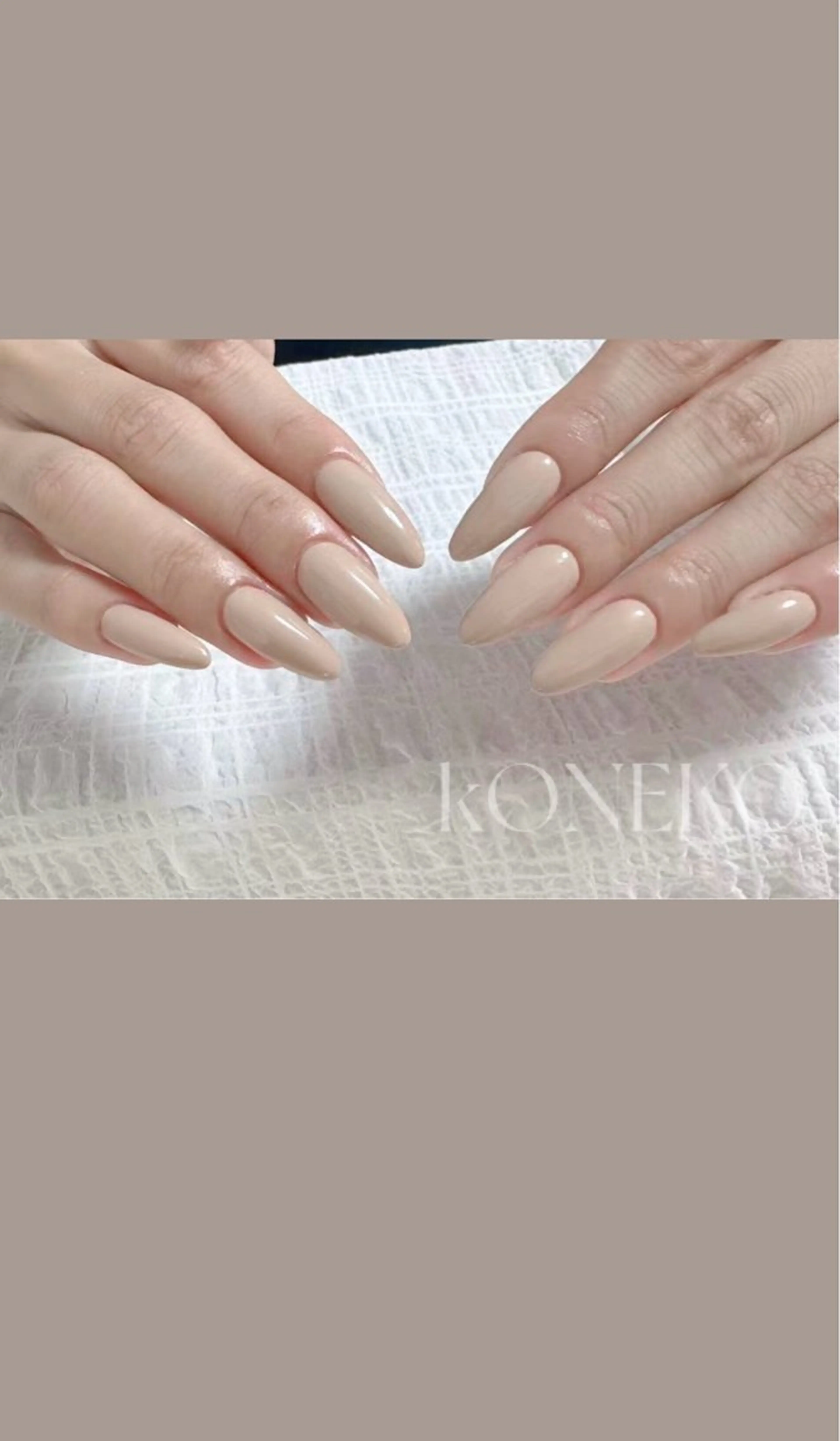 ネイル ハンドネイル コネコネイルサロン モデル用のネイルデザイン