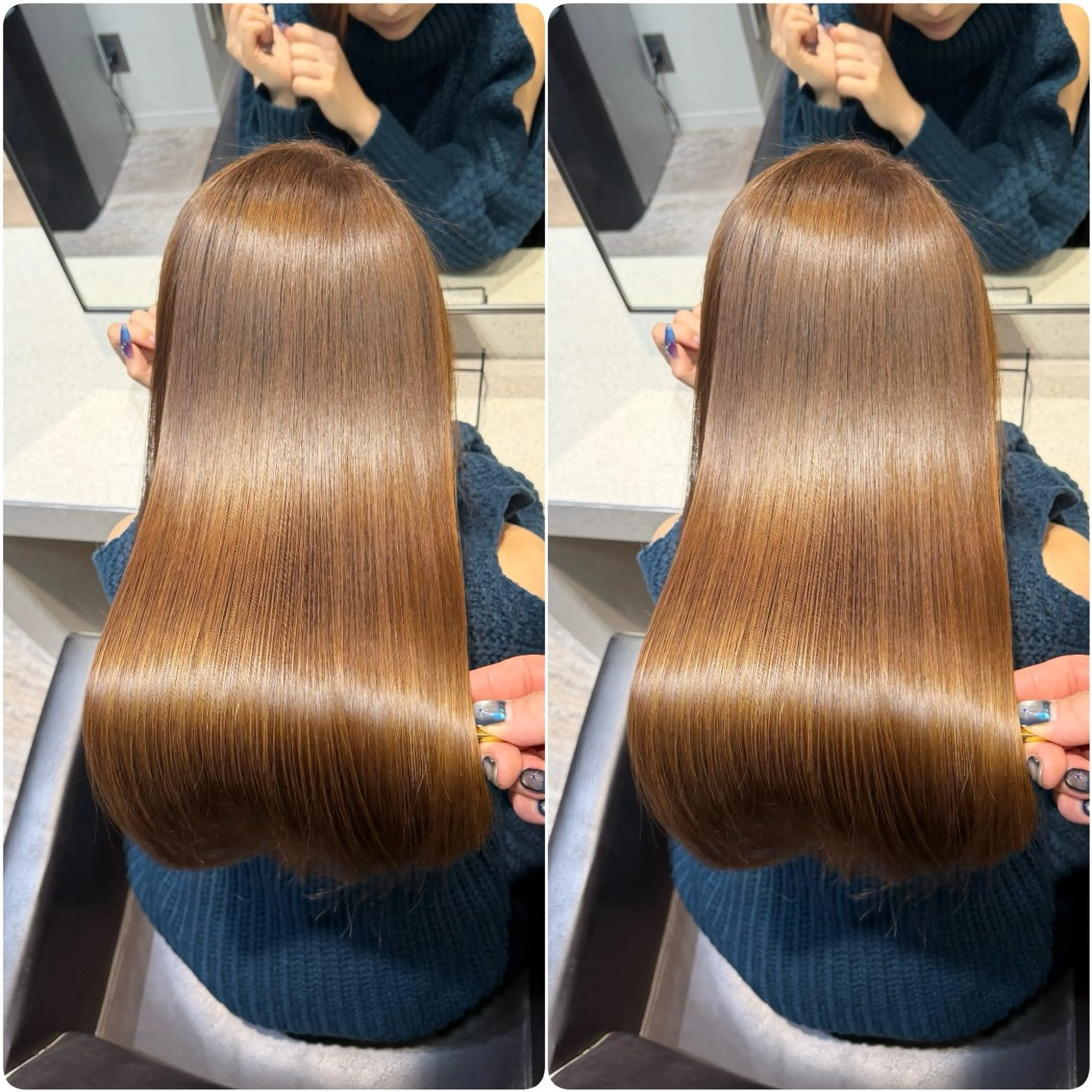 💐アホ毛ぱやぱや毛の悩み解決💐大特価🉐カット+酸性縮毛矯正+髪質改善ウルトワトリートメント+ヘッドスパの写真