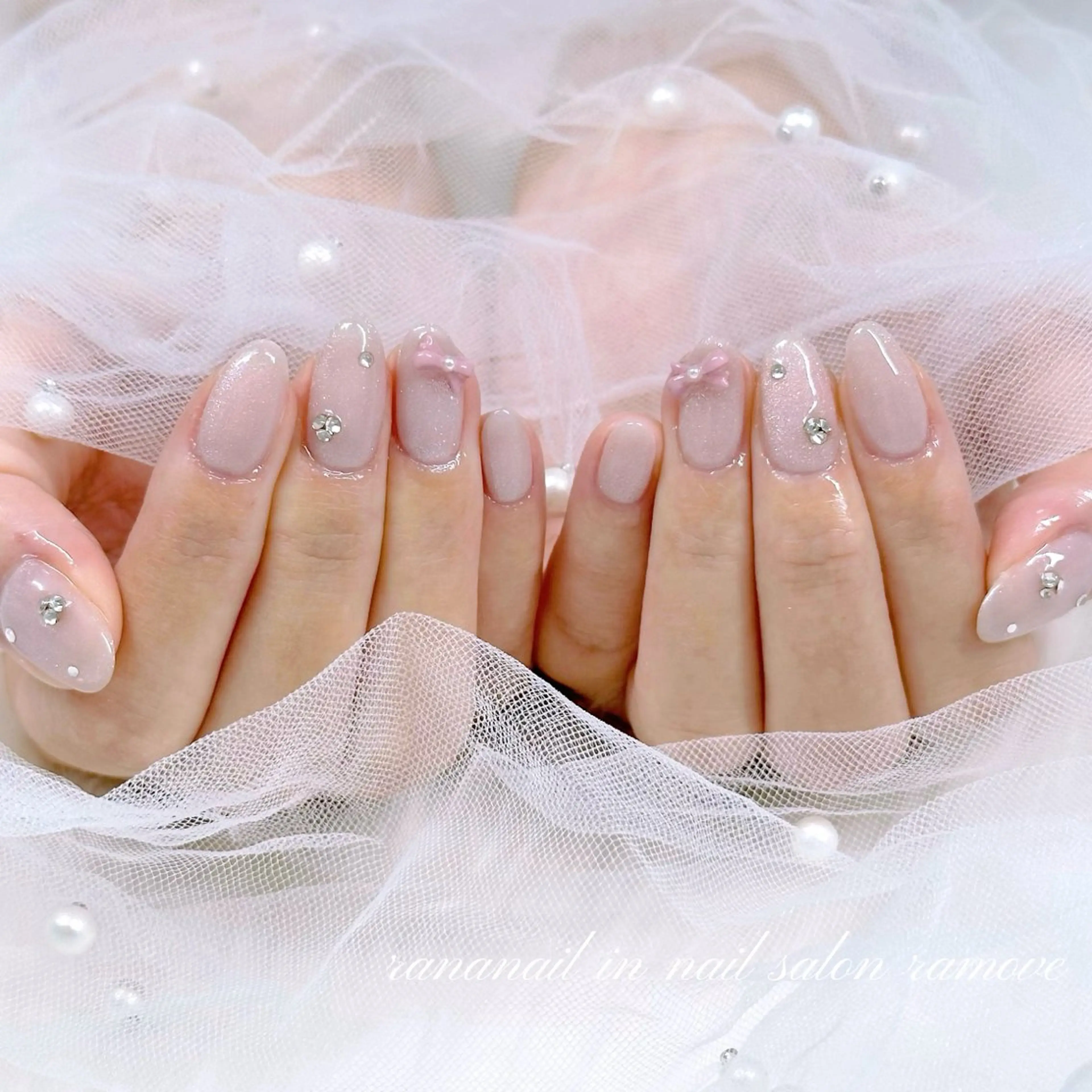 ネイル マグネットネイル ハンドネイル nail salon ramove所属・ramove ranaのネイルデザイン