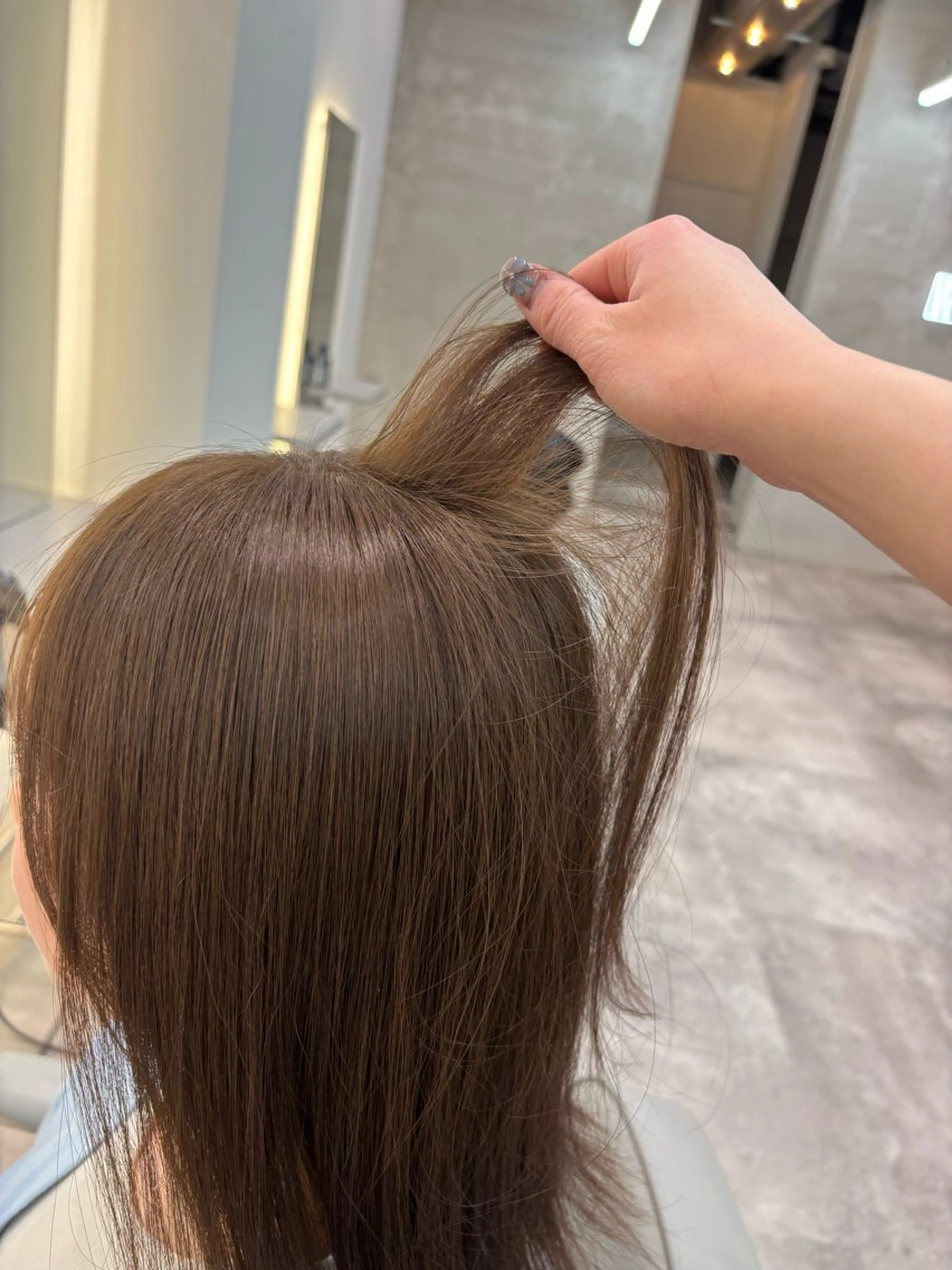 ミディアム ヘアカラー 艶髪ストレート🫶 AYANAのヘアスタイル