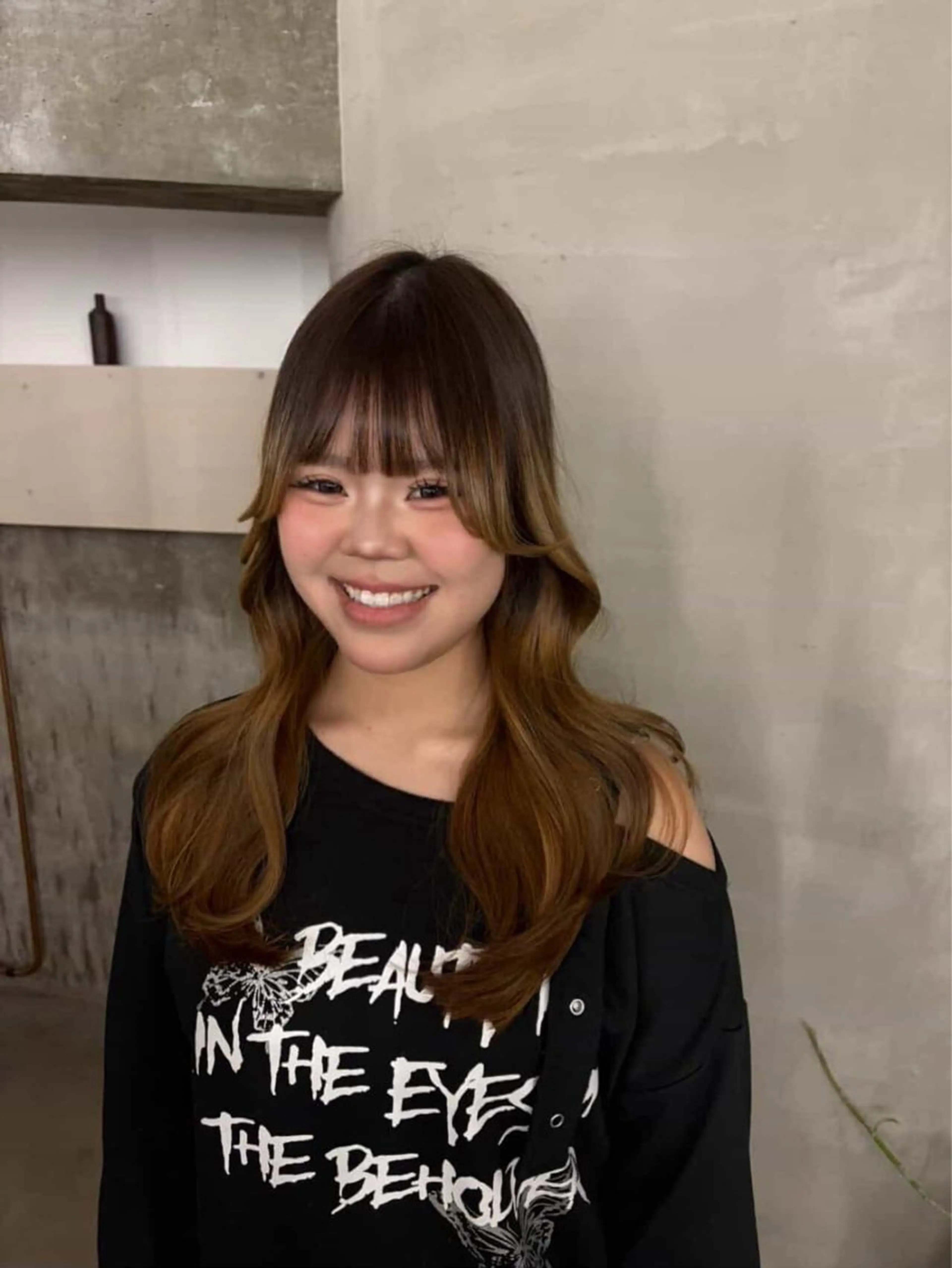 ロング くびれヘア Hair salon BOB所属・🎀︎maho/暖色 /レイヤーカット‎のヘアスタイル