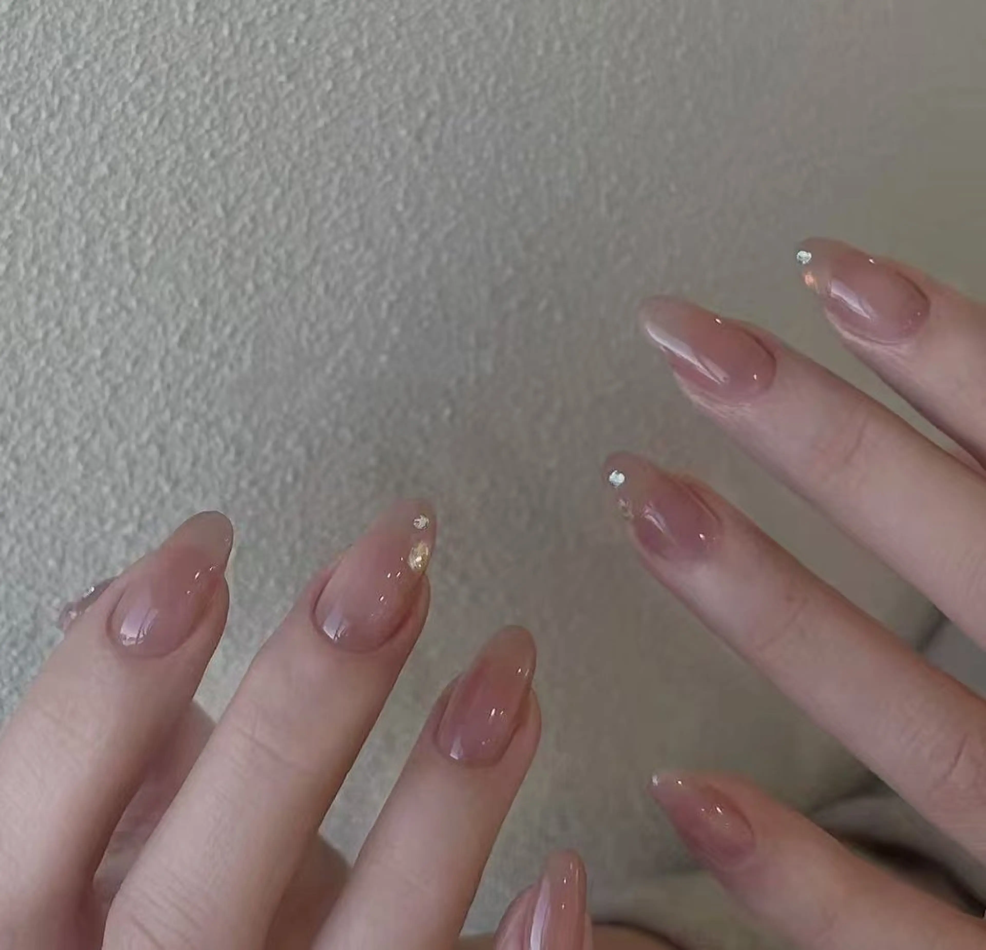 ネイル オーロラネイル フラワーネイル フットネイル フレンチネイル ジェルネイル ハンドネイル BabyYouMi ねねのネイルデザイン