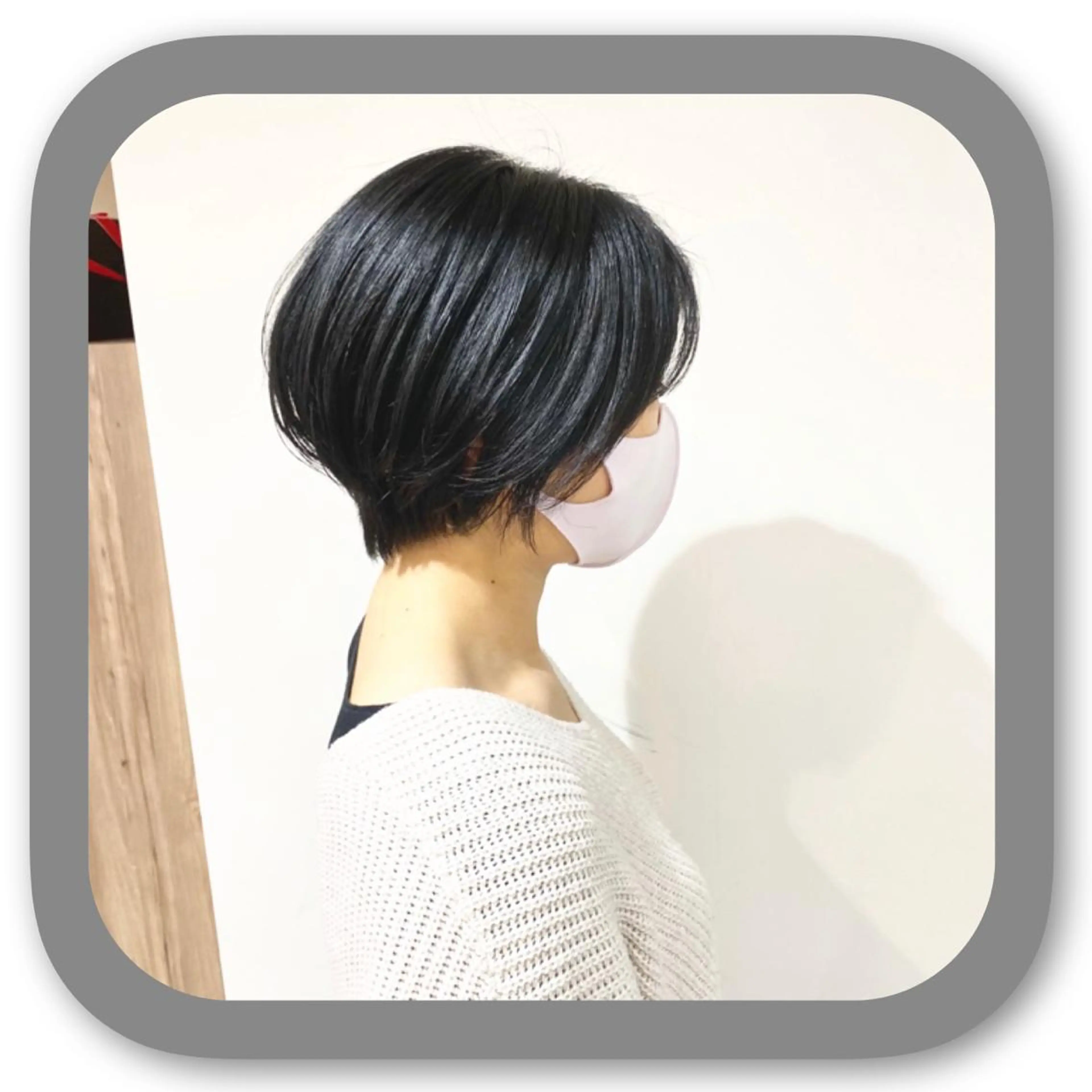 ショート アッシュ ボブ 髪質改善 レイヤーカット ショートヘア カット ショート〜ミディアム 喜多司のヘアスタイル