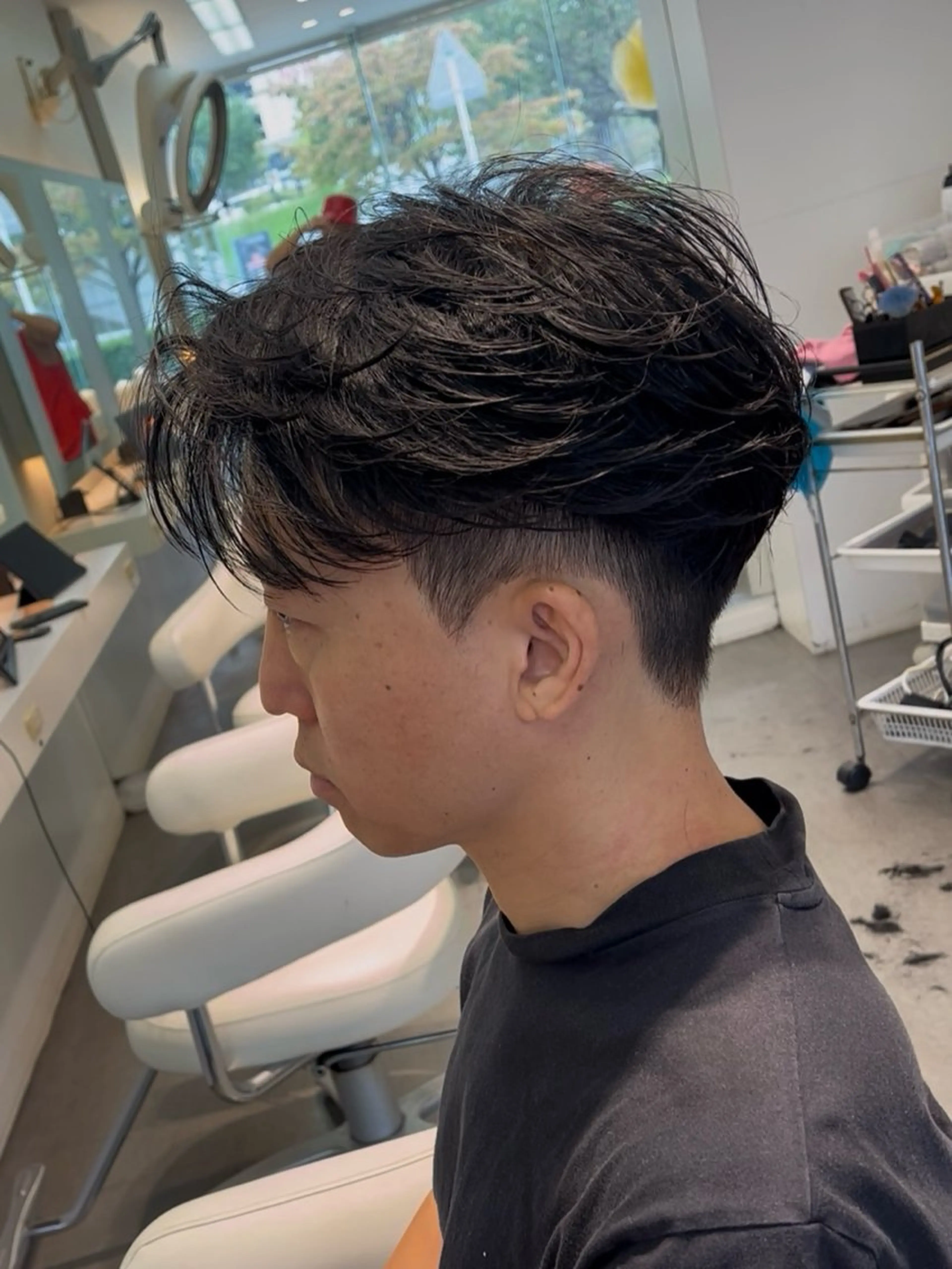 ショート パーマ ヘアアレンジ カット ヘッドスパ 久米 春輝のヘアスタイル