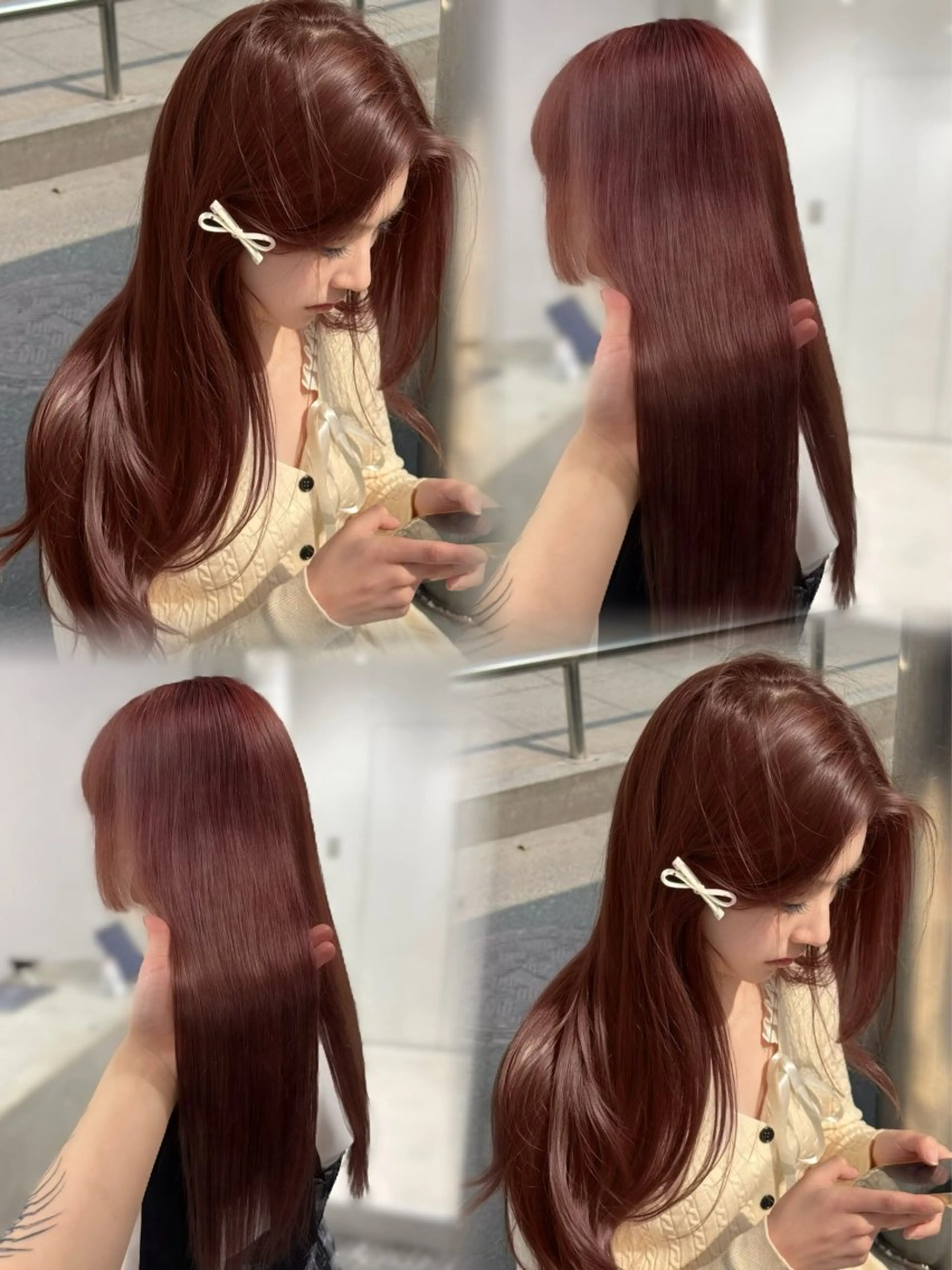 ロング ヘアカラー 吉澤 愛心のヘアスタイル