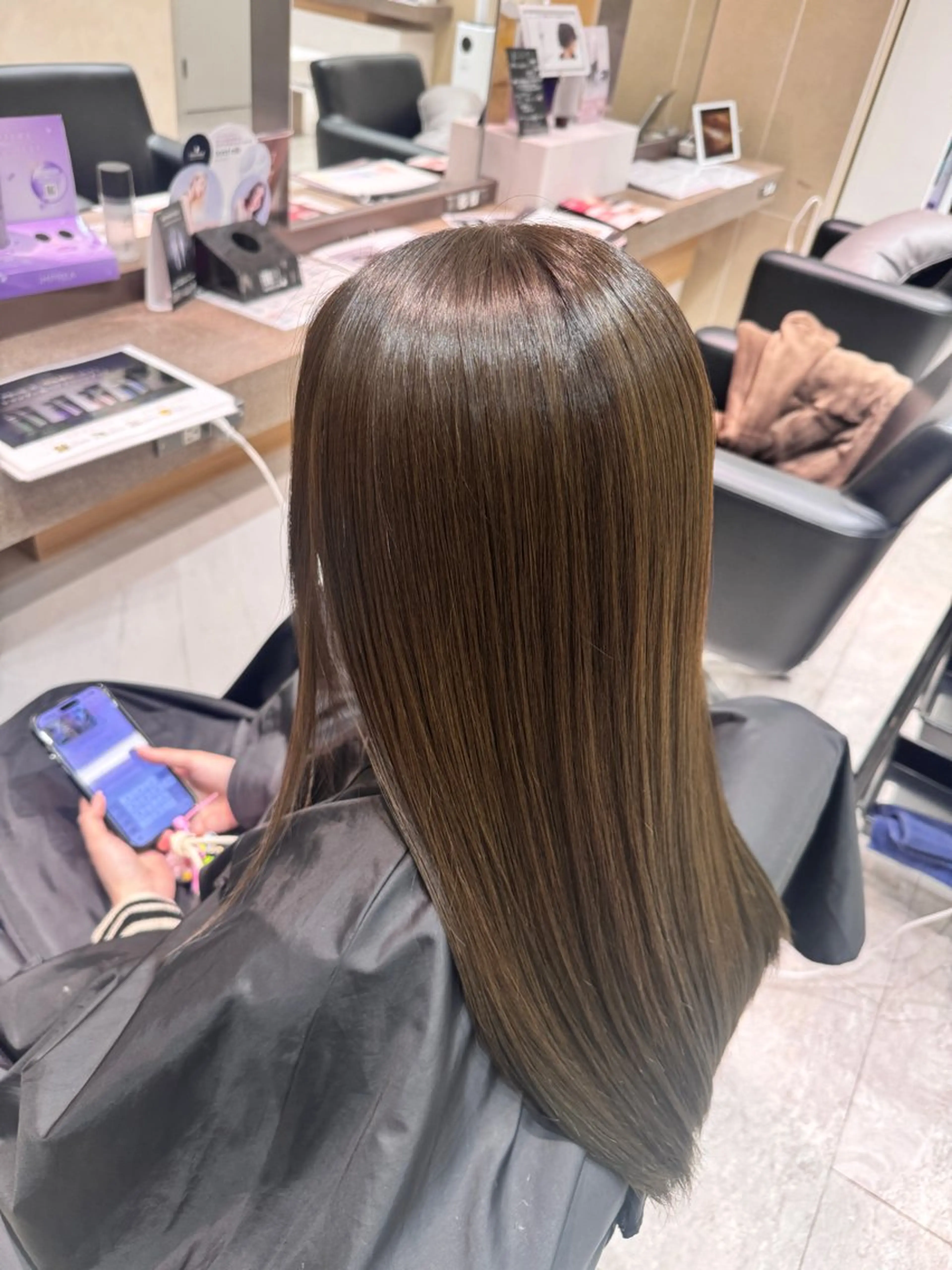 ロング カラー ブリーチ ヘアカラー トリートメント sakura❀/板橋 モデル募集中🪄︎︎のヘアスタイル