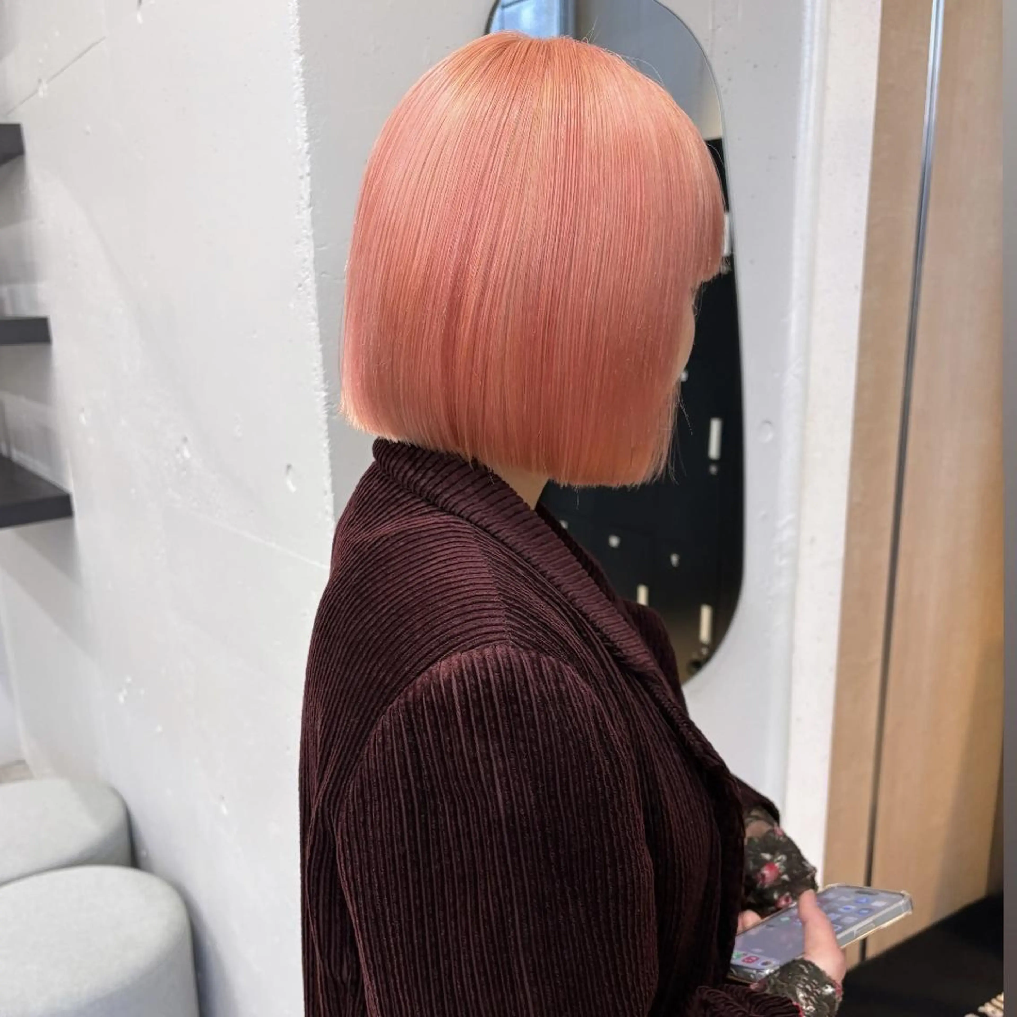 カラー ミディアム ブリーチ ケアブリーチ ハイトーンカラー ピンクカラー ヘアカラー トリートメント ハイトーンカラー😺 横山雪奈のヘアスタイル