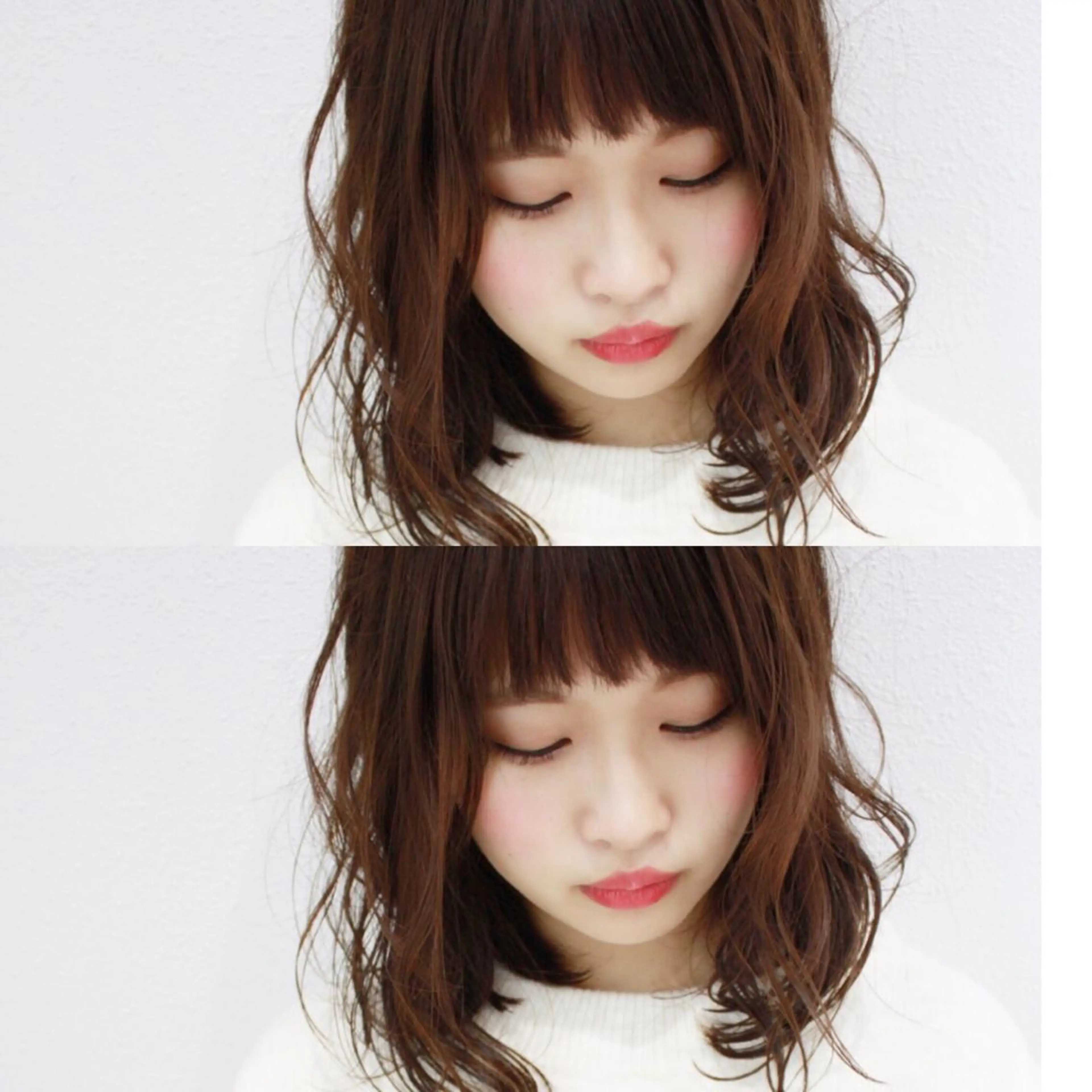 ミディアム カラー くせ毛 髪質改善 トリートメント 美容室tuuli 大名店所属・tuuli トゥーリのヘアスタイル