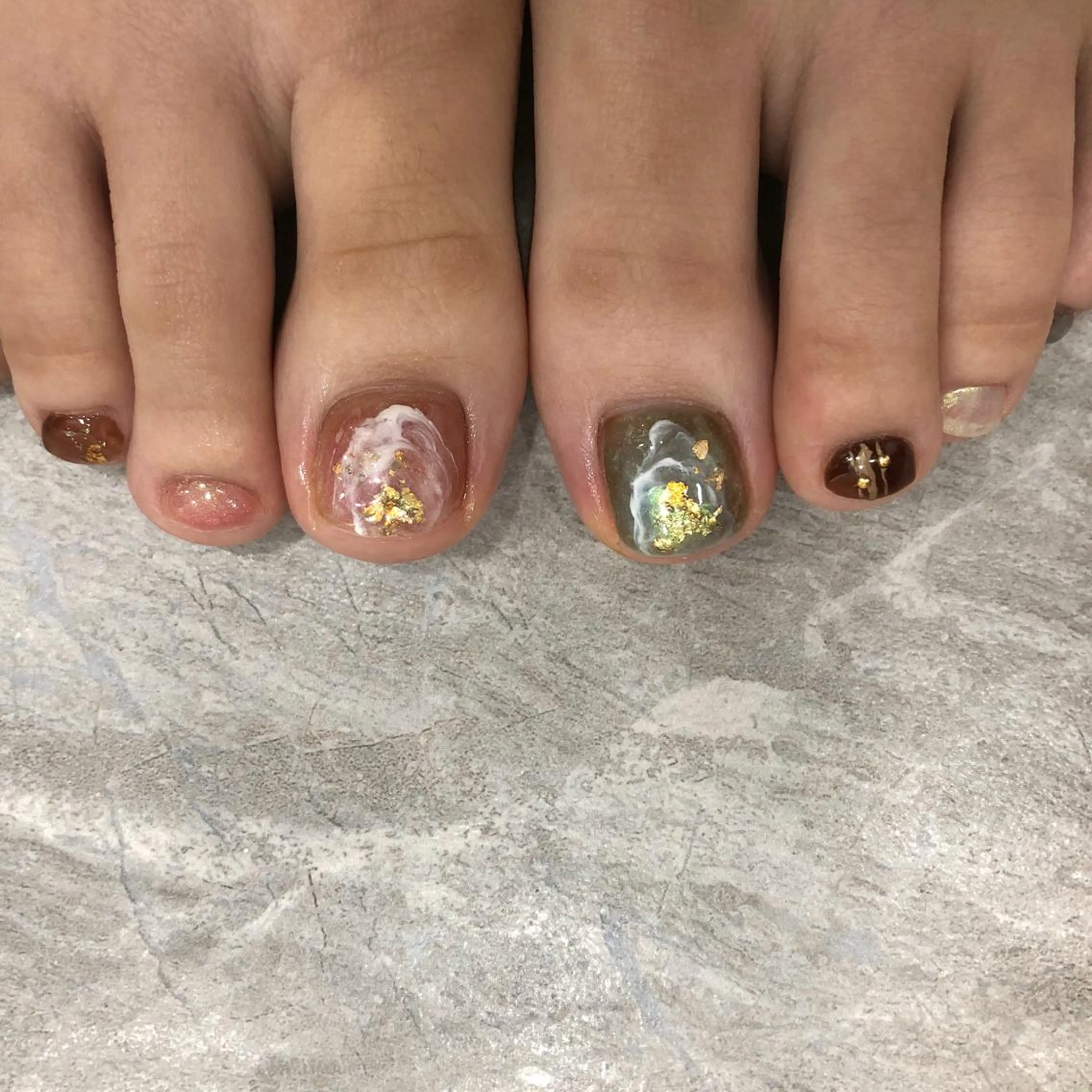 ネイル フットネイル yurina/ パラジェル認定サロンのネイルデザイン