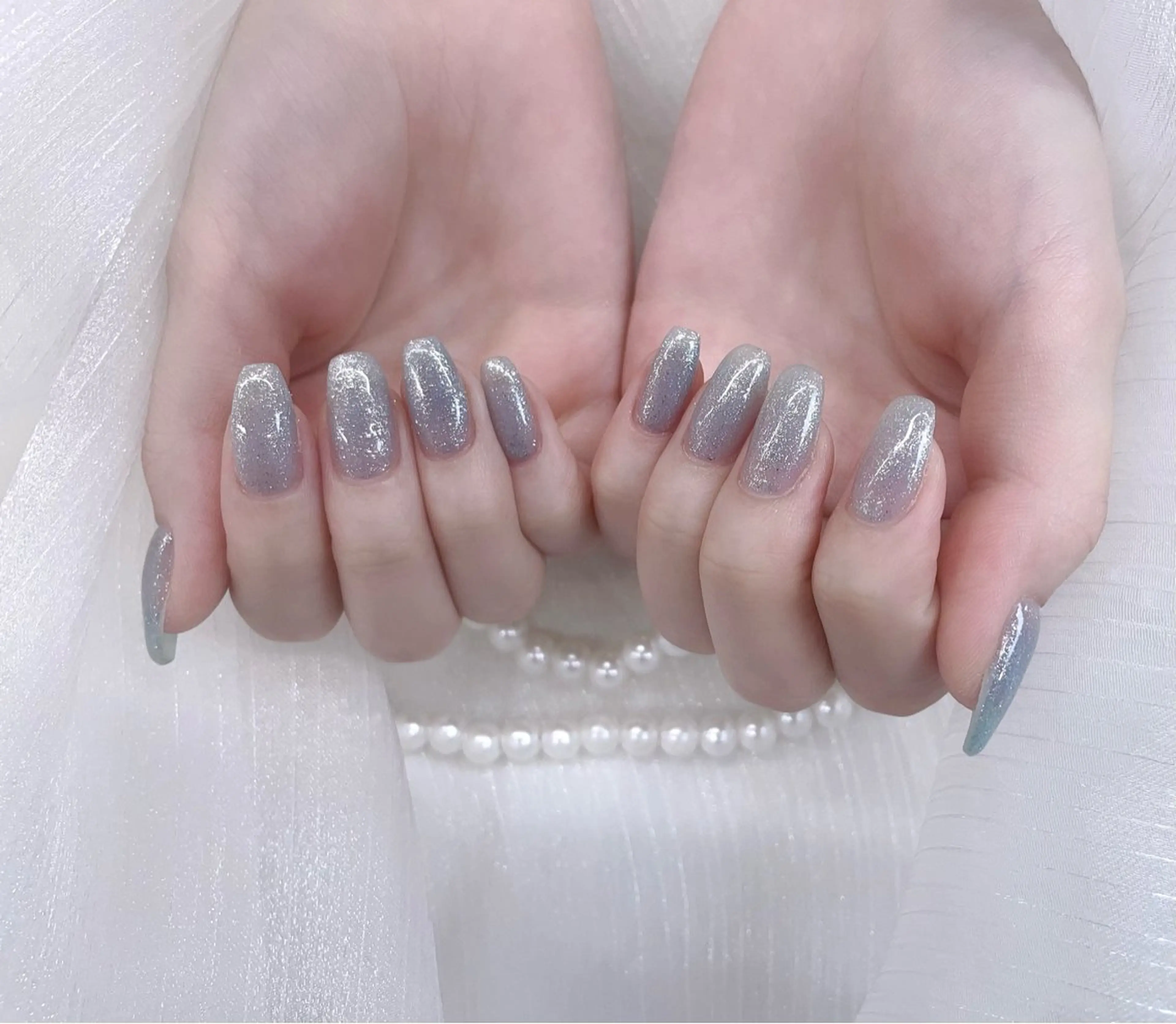 ネイル フラッシュネイル 🩵Minmin nail salonのネイルデザイン