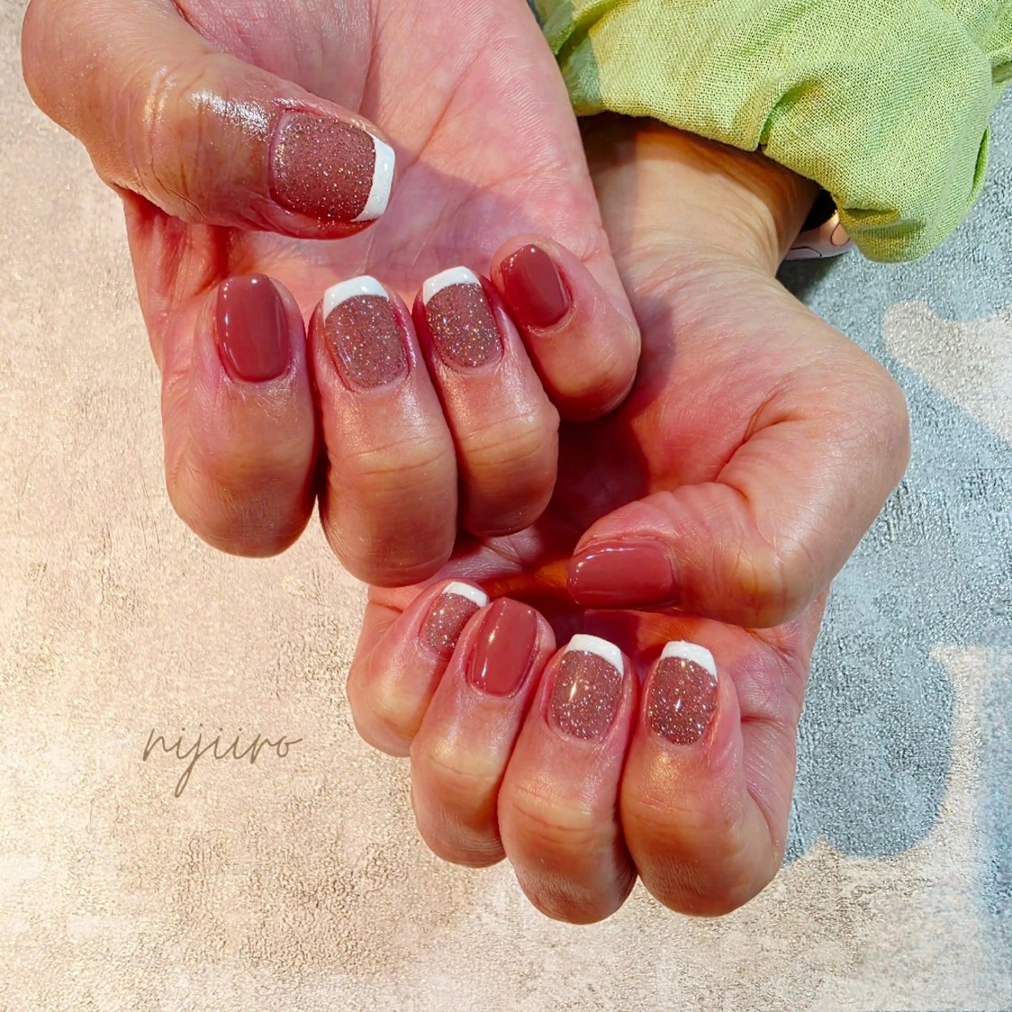 ネイル ハンドネイル nailatelier nijiiro.所属・nijiiro🌈 サトウのネイルデザイン