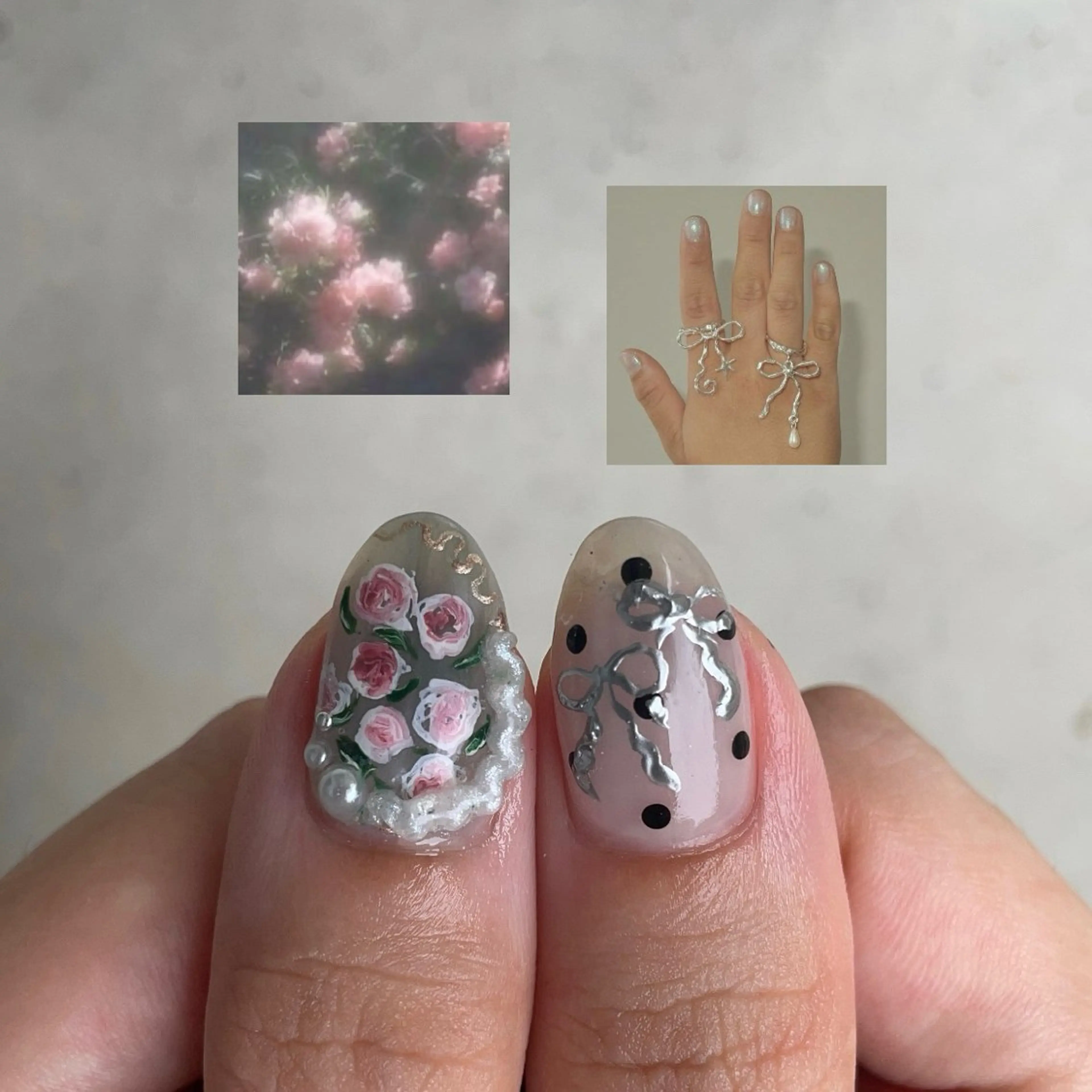 まずはお試し🤍【ワンポイント(2本)アート✨】オフありの写真