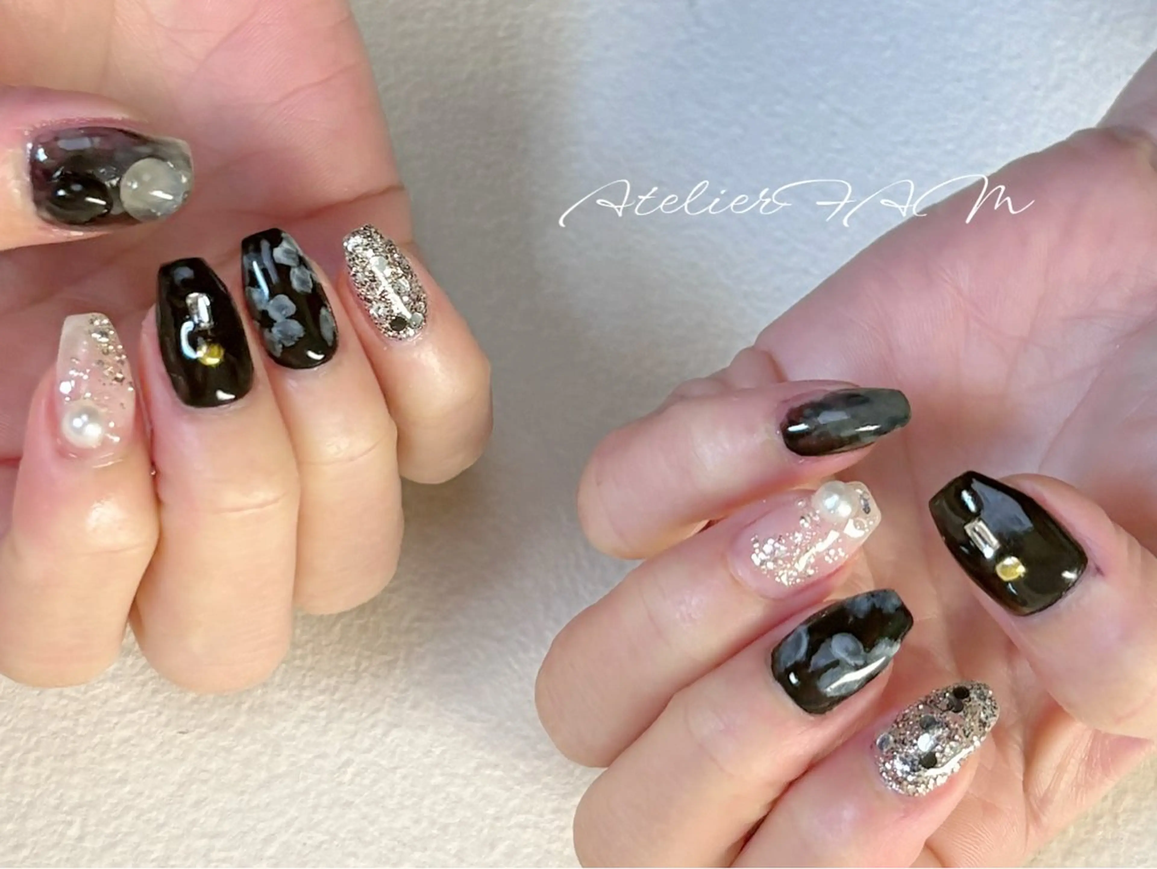 ネイル ハンドネイル nail&eyelashsalon atelier fam上本町店所属・アトリエ FAMのネイルデザイン