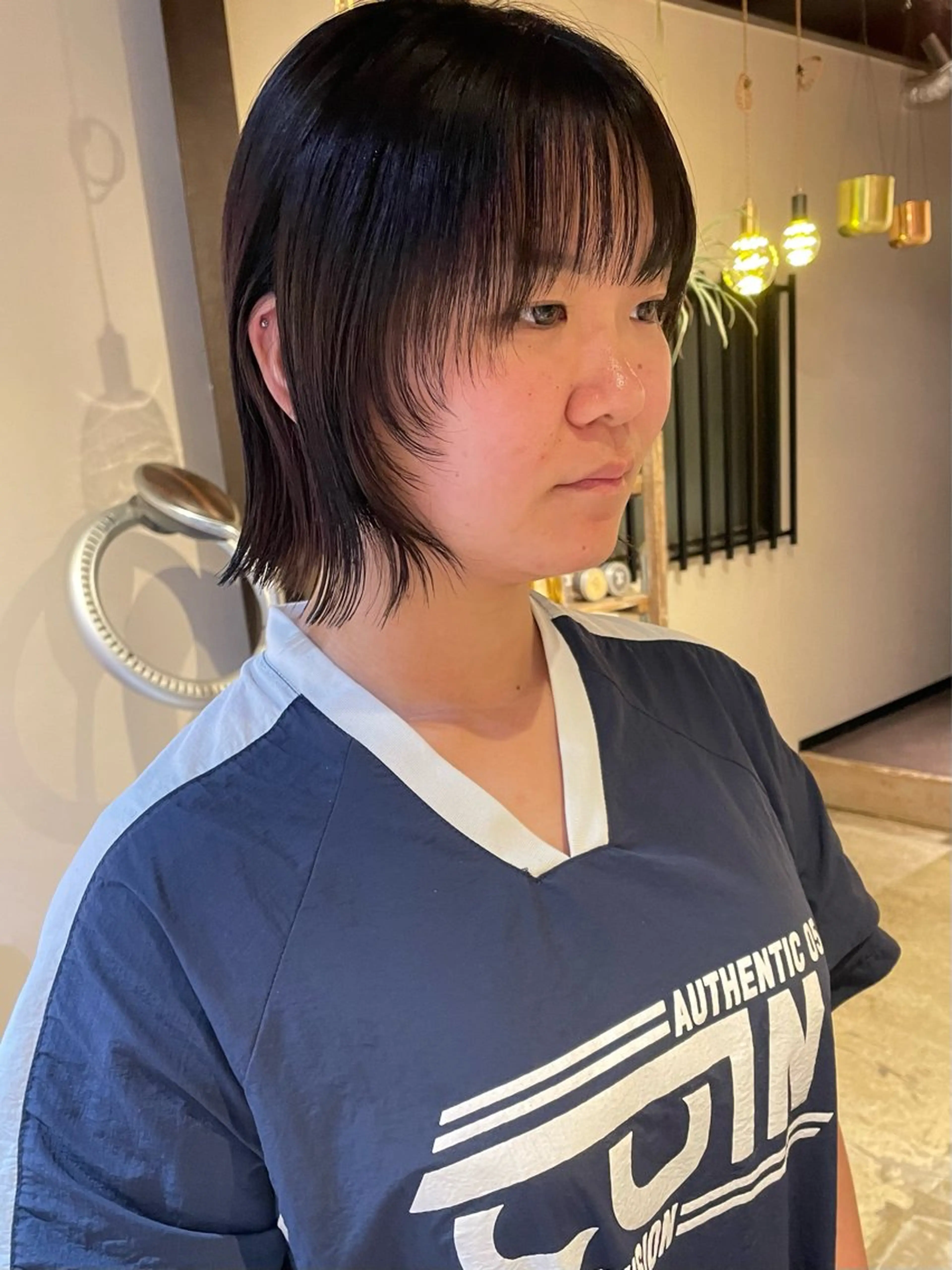 ショート 顔まわりレイヤー レイヤーカット LoE【ロエ】所属・北原 紗希のヘアスタイル