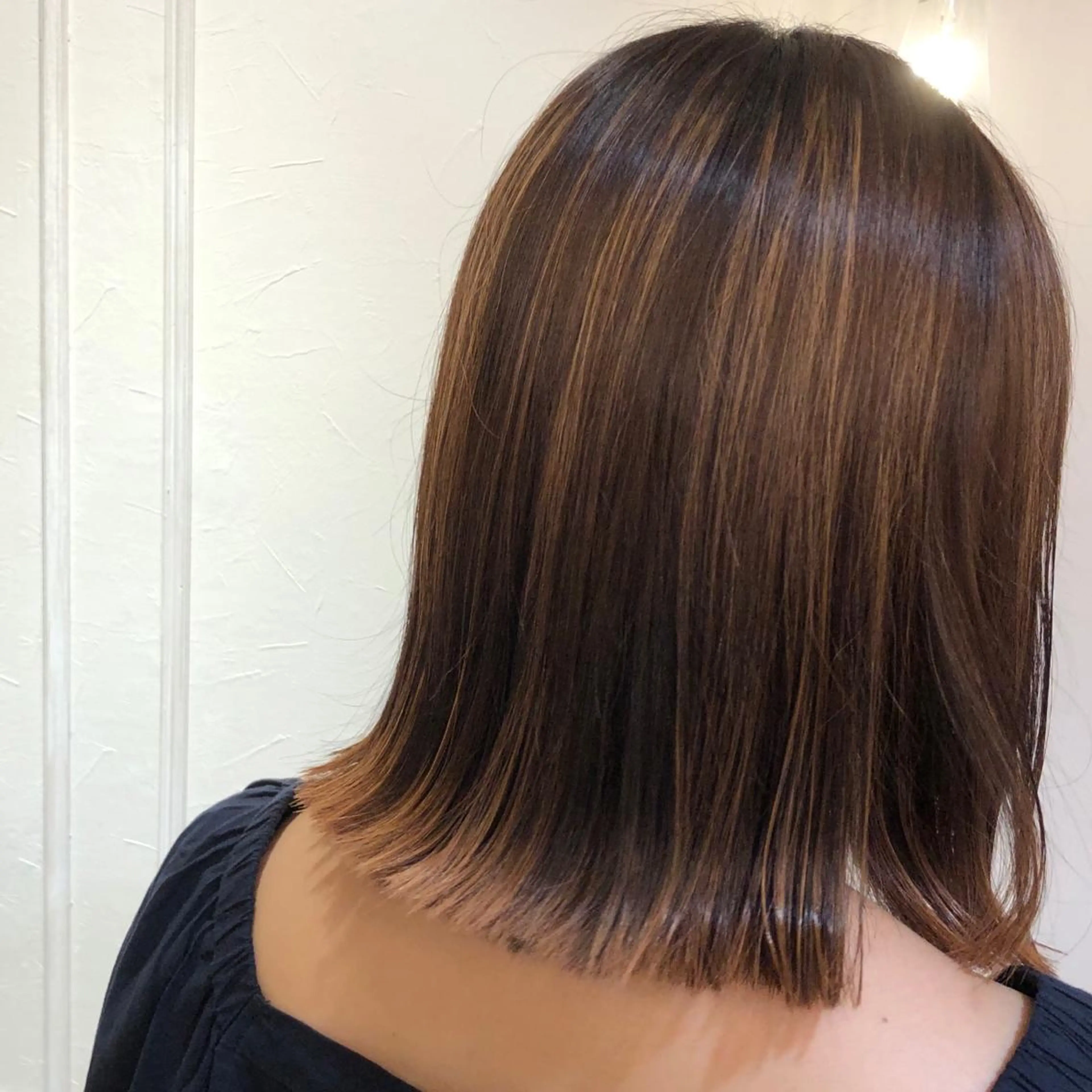 ショート 艶カラー/韓国顔周り 🎀mamiのヘアスタイル