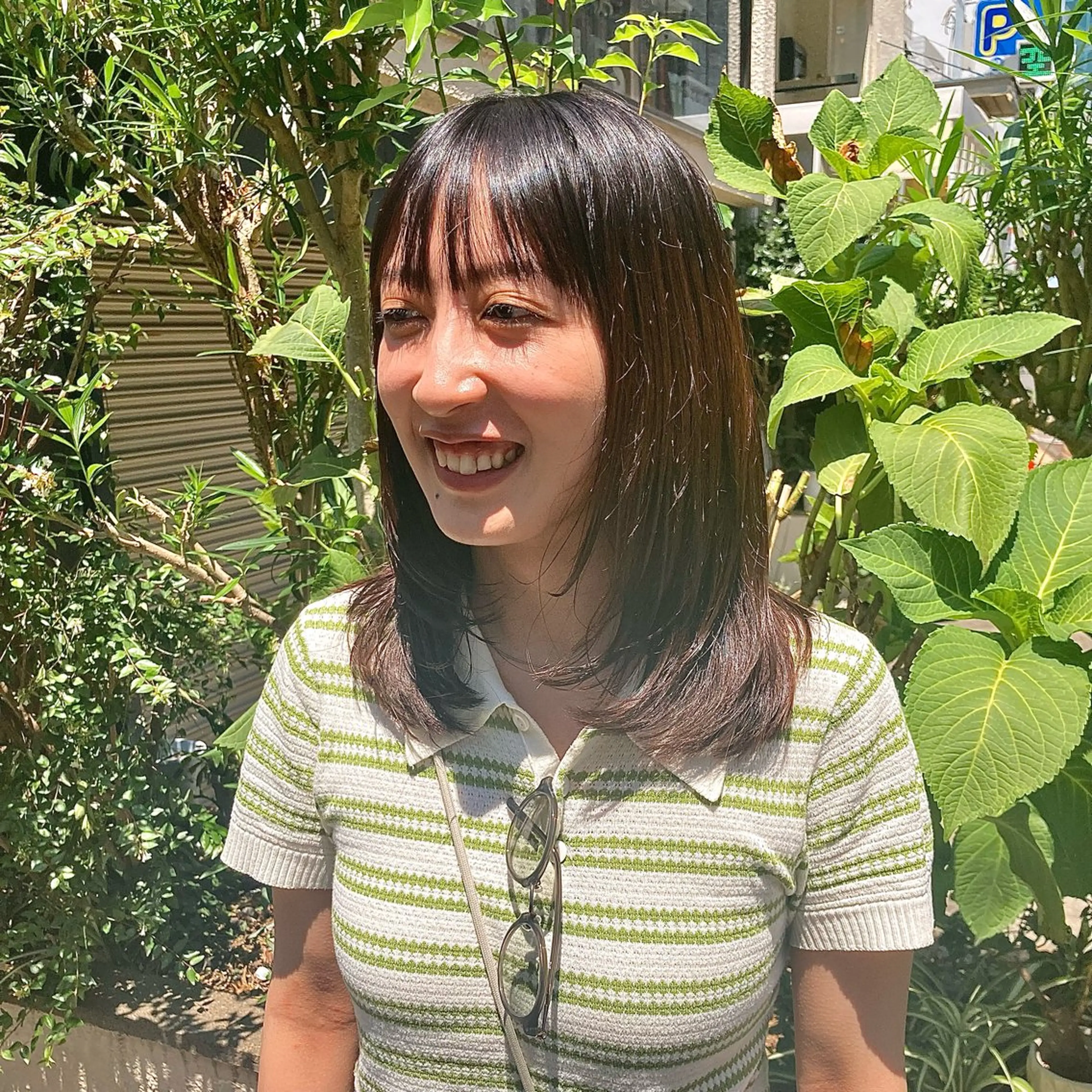 ミディアム カット ヘアカラー トリートメント ウルフレイヤー エクステ/kokiのヘアスタイル