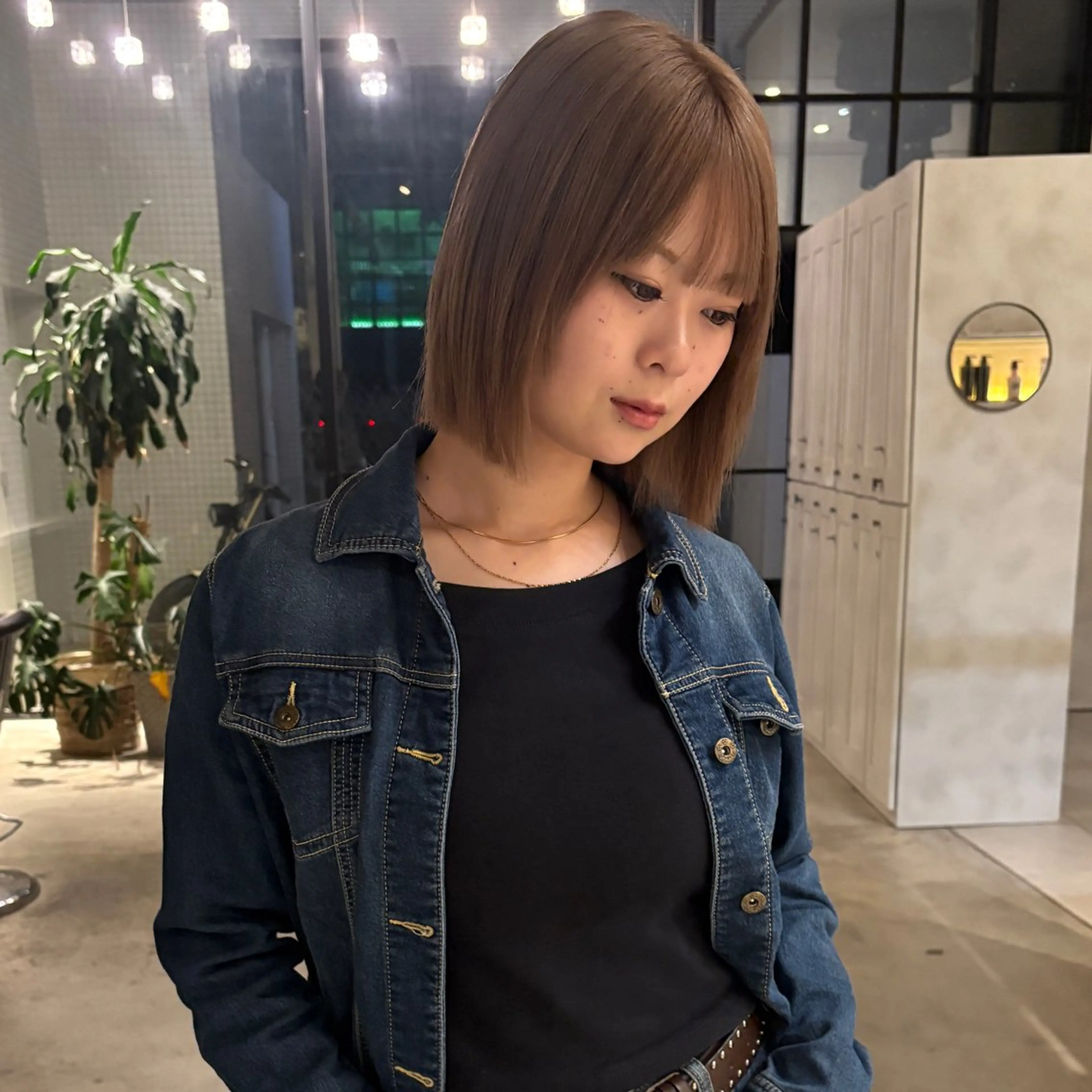 ミディアム カット ヘアカラー トリートメント 【海外風カラー】 DEAN/YUYAのヘアスタイル