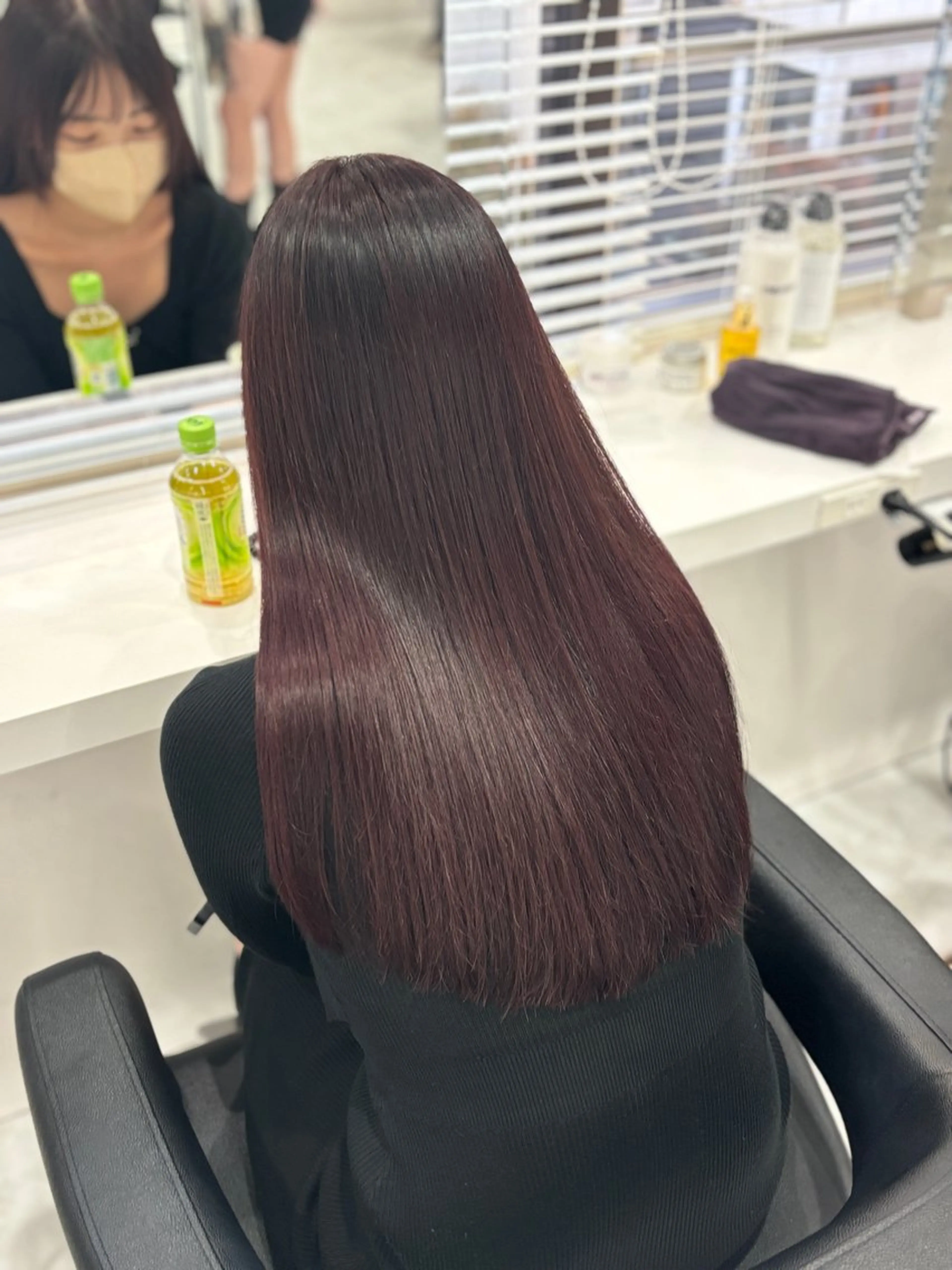 【🪽✨贅沢フルコースメニュー✨🪽】似合わせカット＋☁️全体ストレートパーマ☁️+ケアカラー＋オリジナルトリートメントの写真