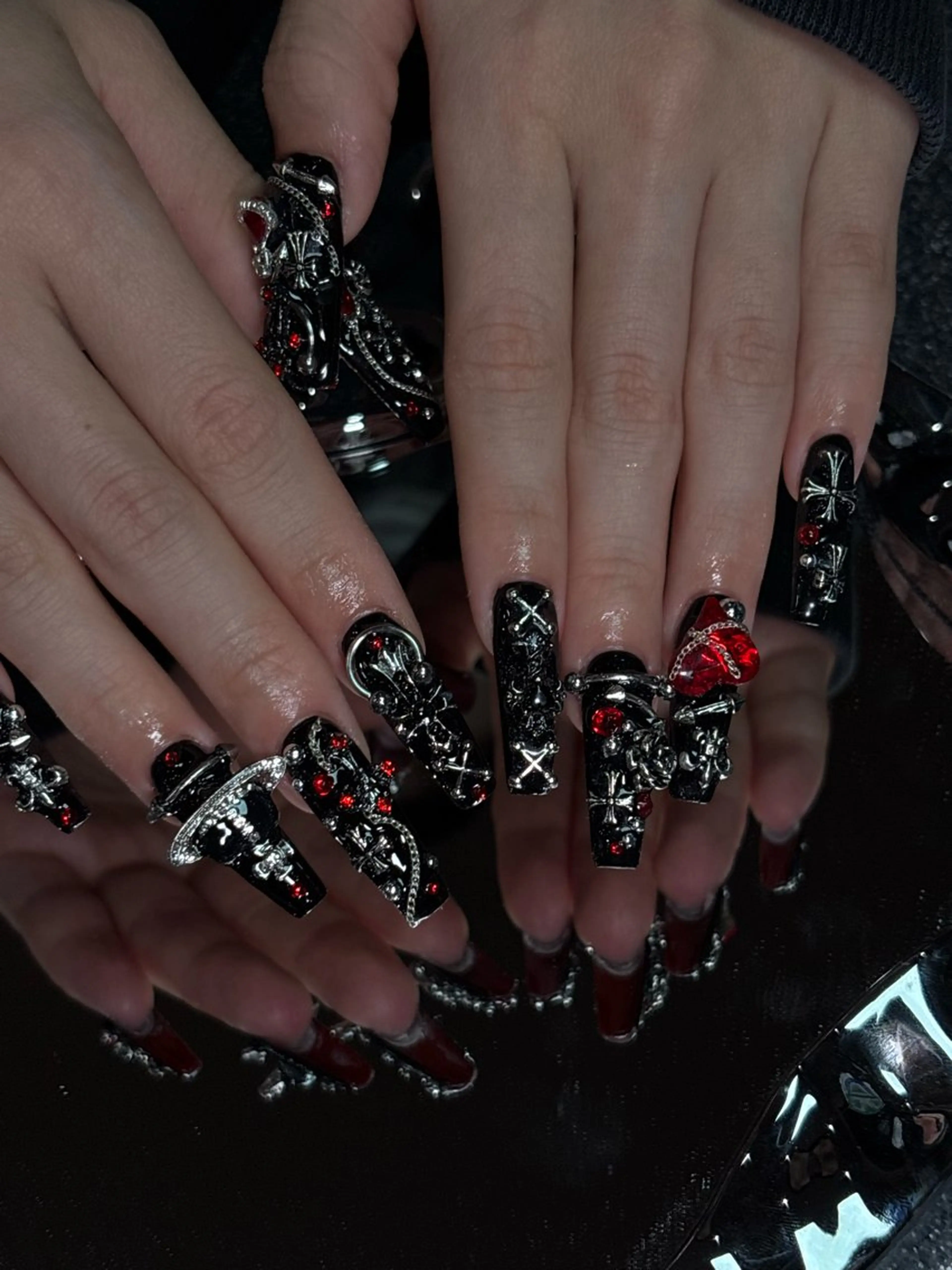 ネイル ハンドネイル Dark Honey nozomiのネイルデザイン