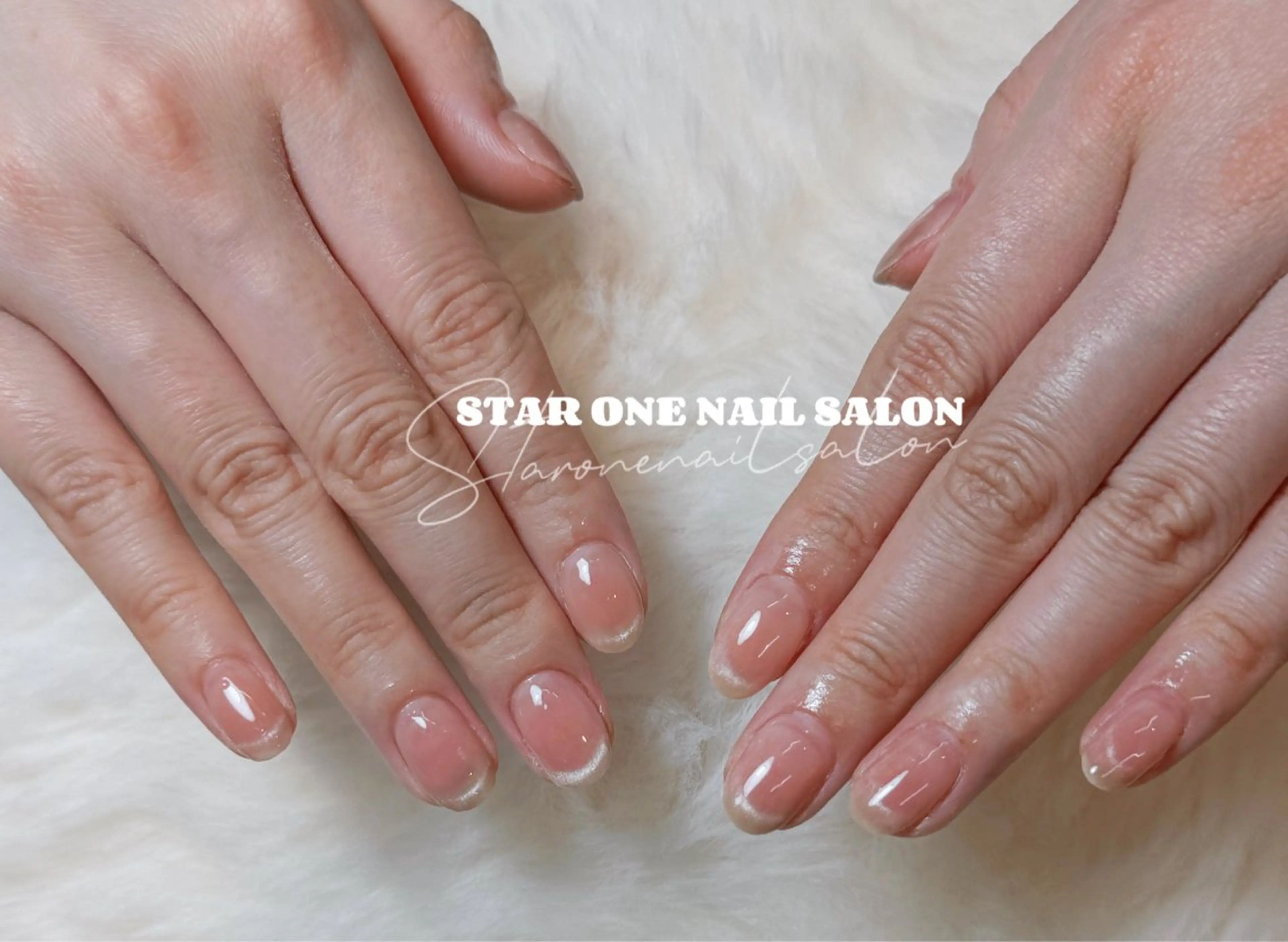 ネイル ハンドネイル 星 あみのネイルデザイン