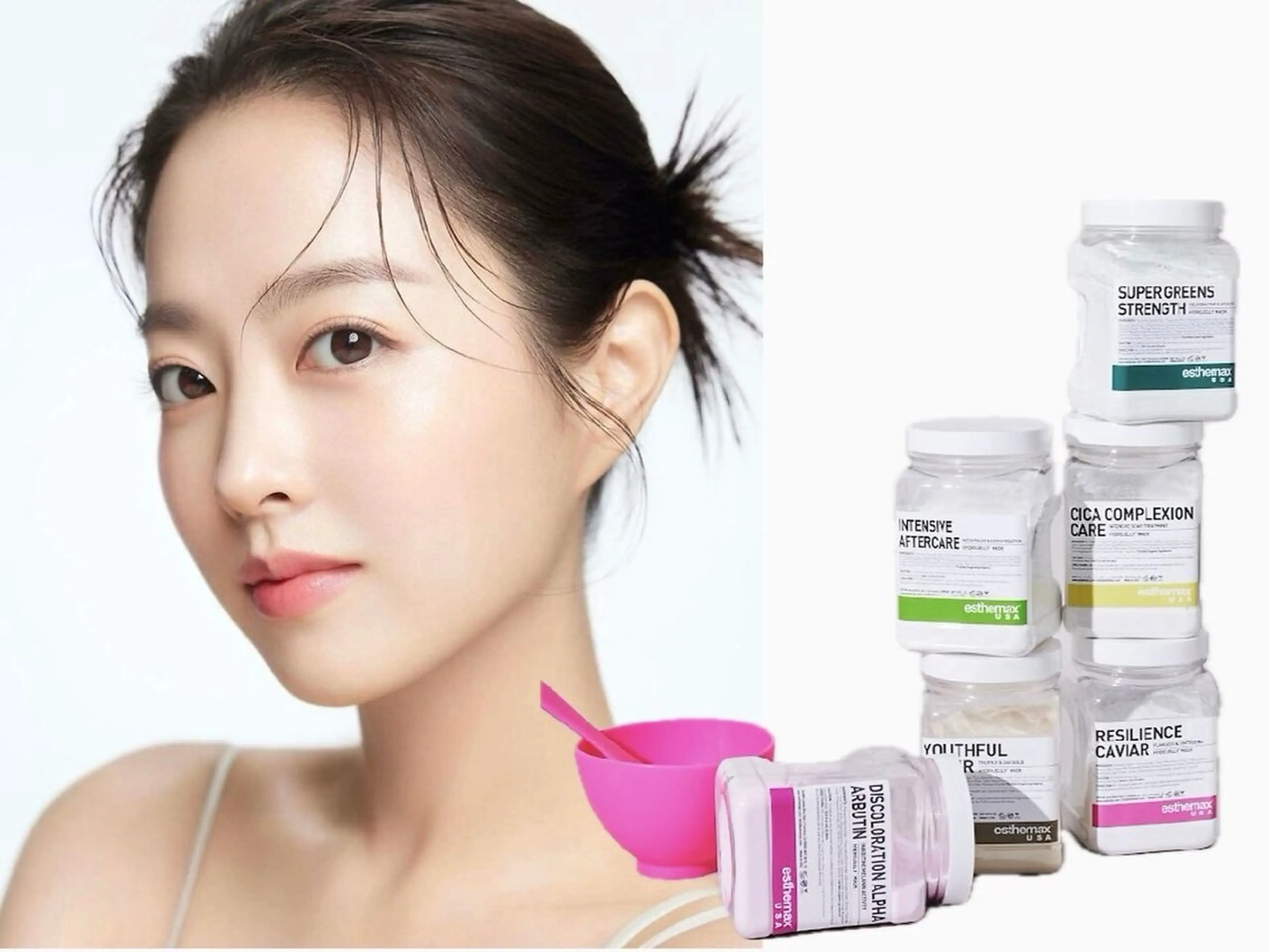 韓国水光肌✨【フェイシャルワックス×ハイドロジェリーマスク】👩今話題のSNS映えマスクで艶々♪化粧ノリが◎¥5,980の写真