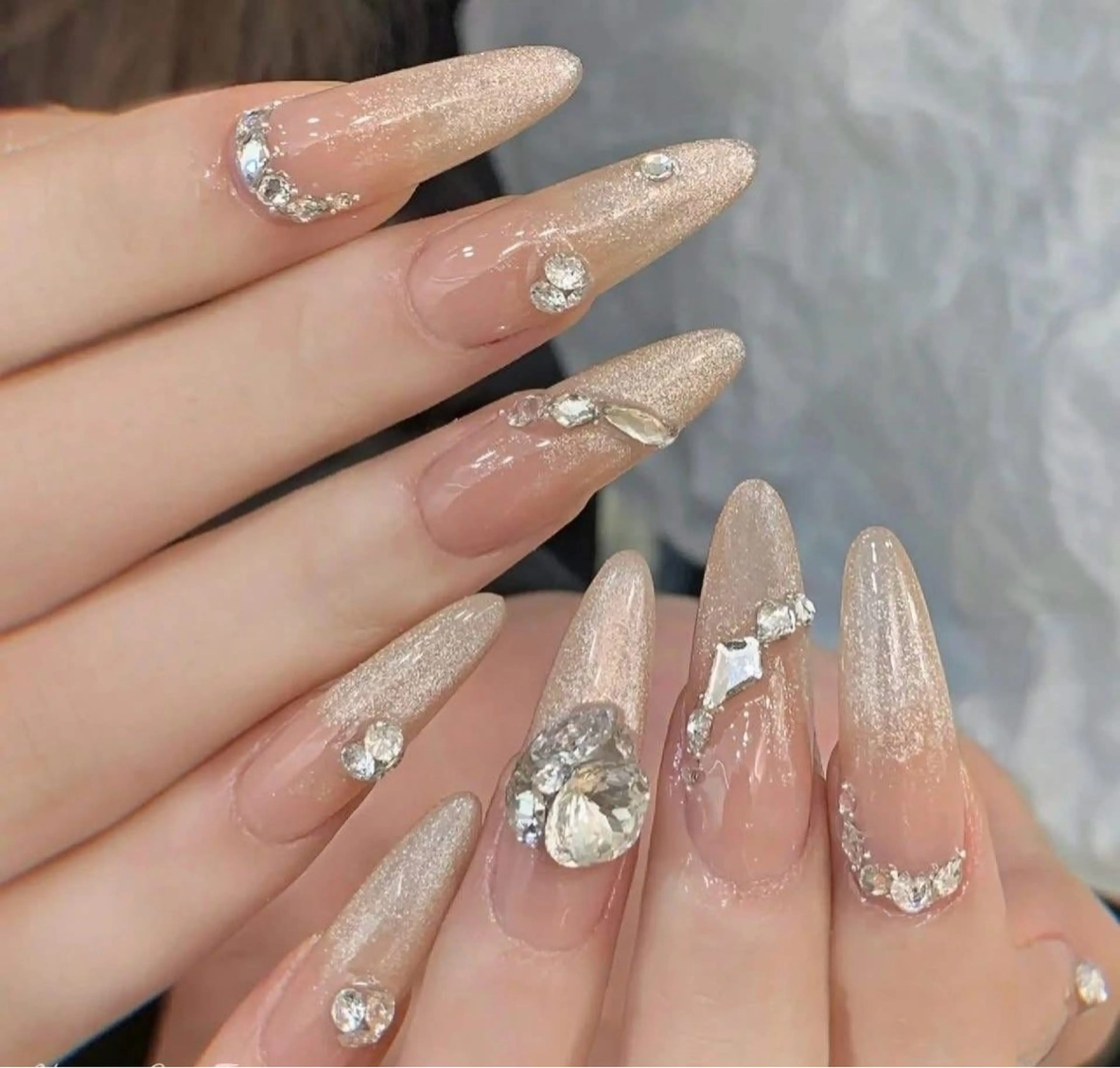 ネイル 長さ出し フットネイル ジェルネイル マグネットネイル 持ち込み YMT NailStudio所属・YMT NailStudioのネイルデザイン