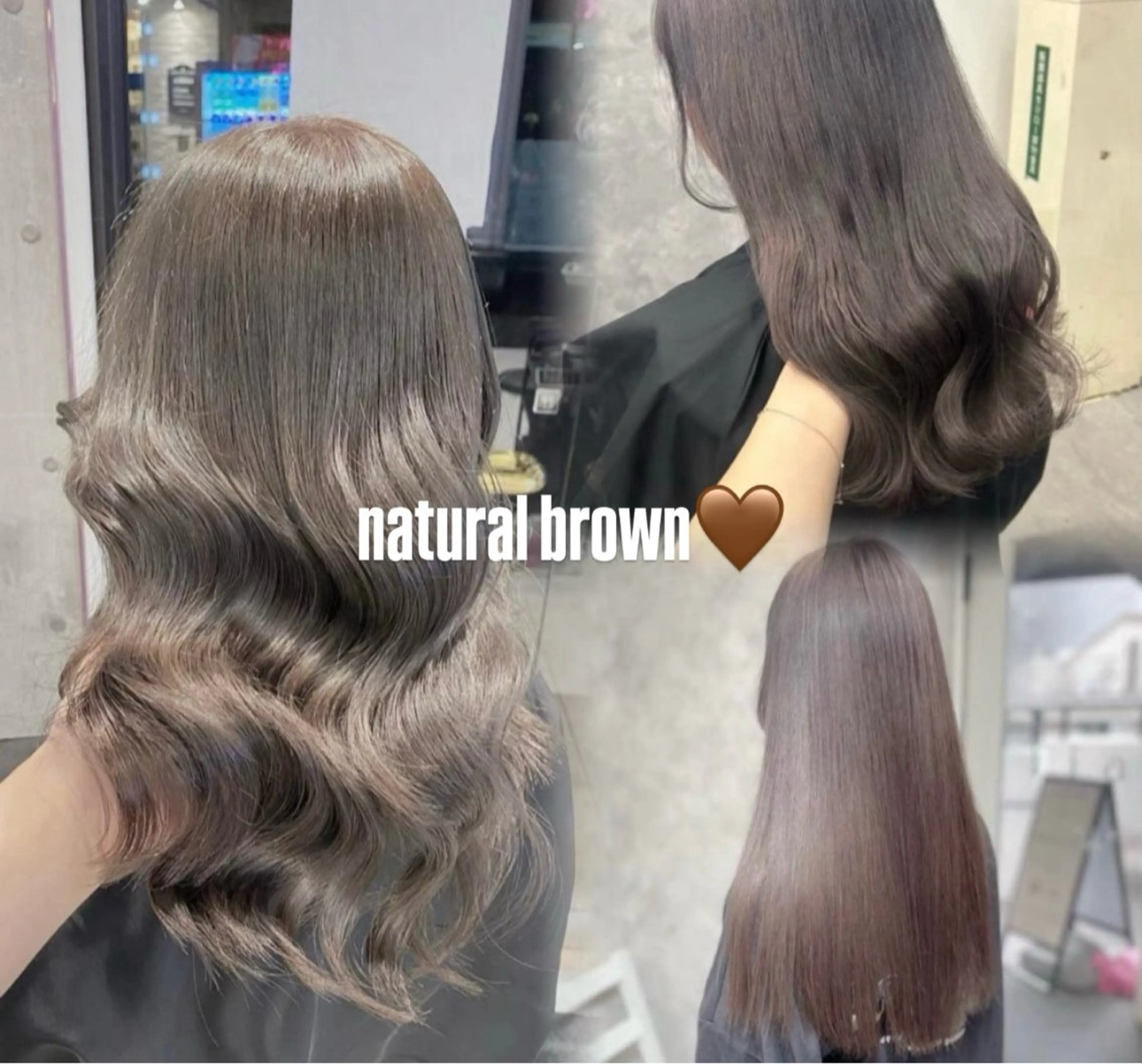 ロング カラー ブラウンカラー ナチュラルブラウン ミルクティー/透明感 カラー🎀YURIAのヘアスタイル