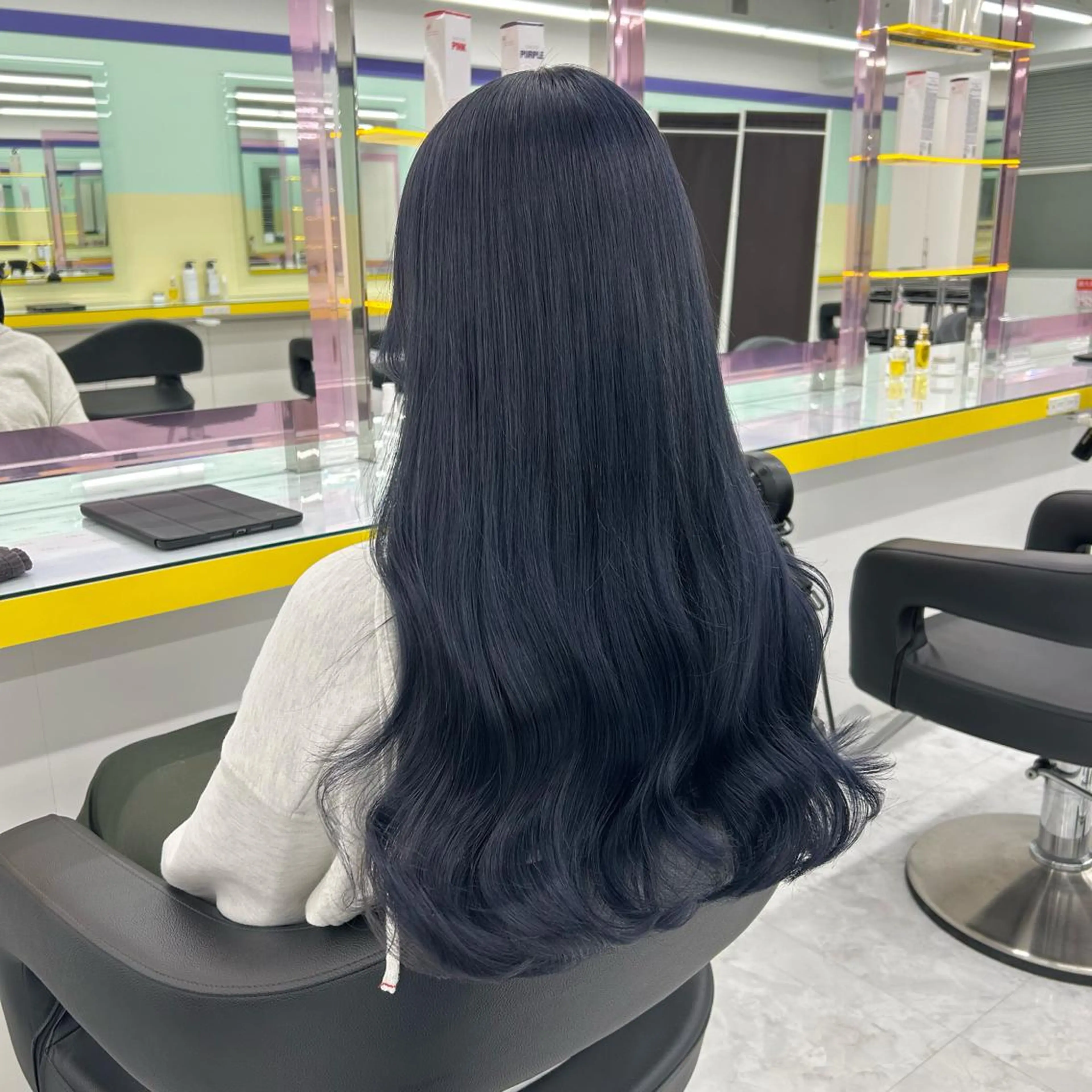 セミロング カラー ヘアアレンジ GOTODAY shair salon 横浜mare店所属・透明感抜群カラー mai🍑♡のヘアスタイル