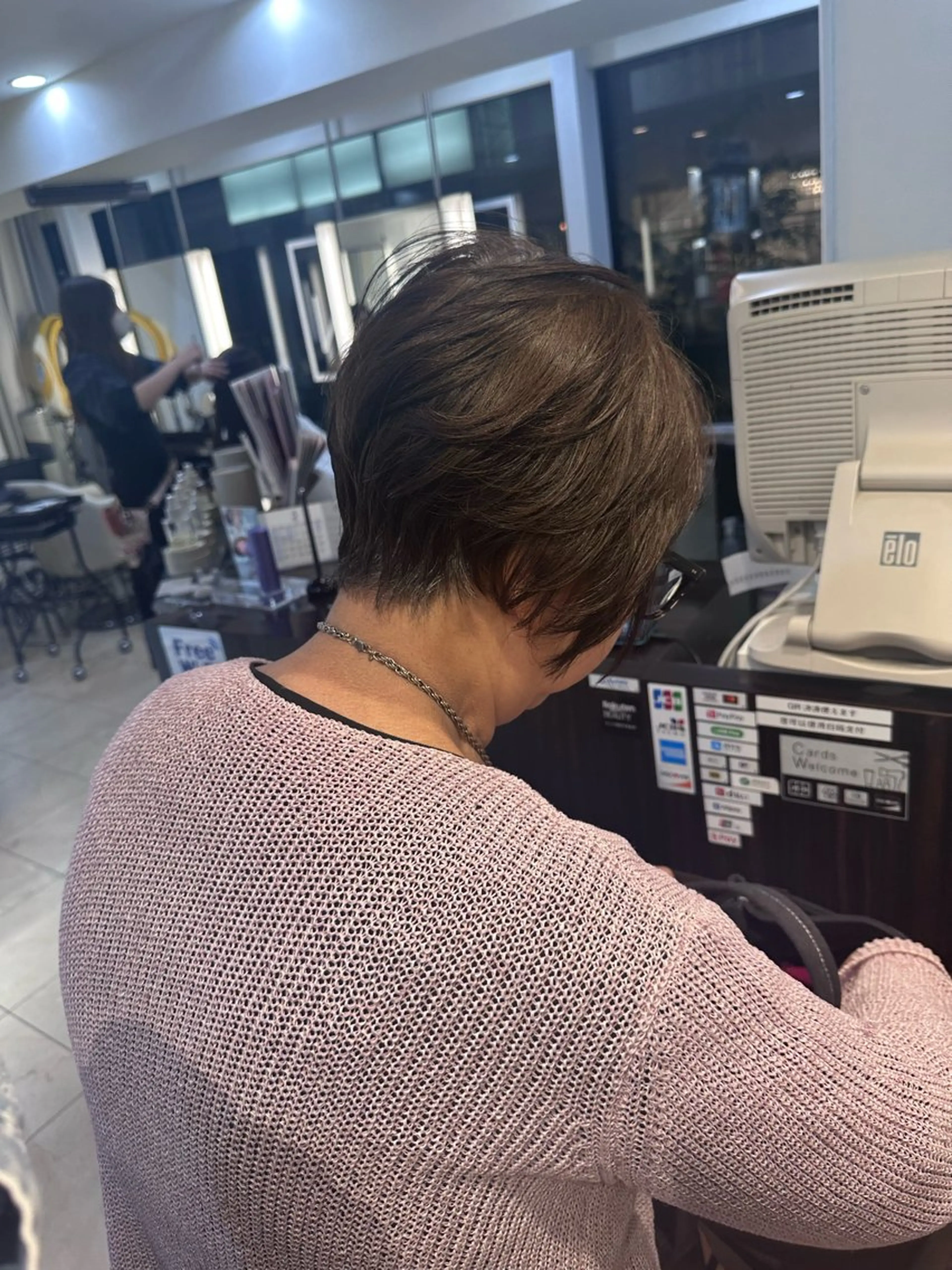 ショート 似合わせカット ショートヘア mio/【日本橋】 パーマモデルのヘアスタイル