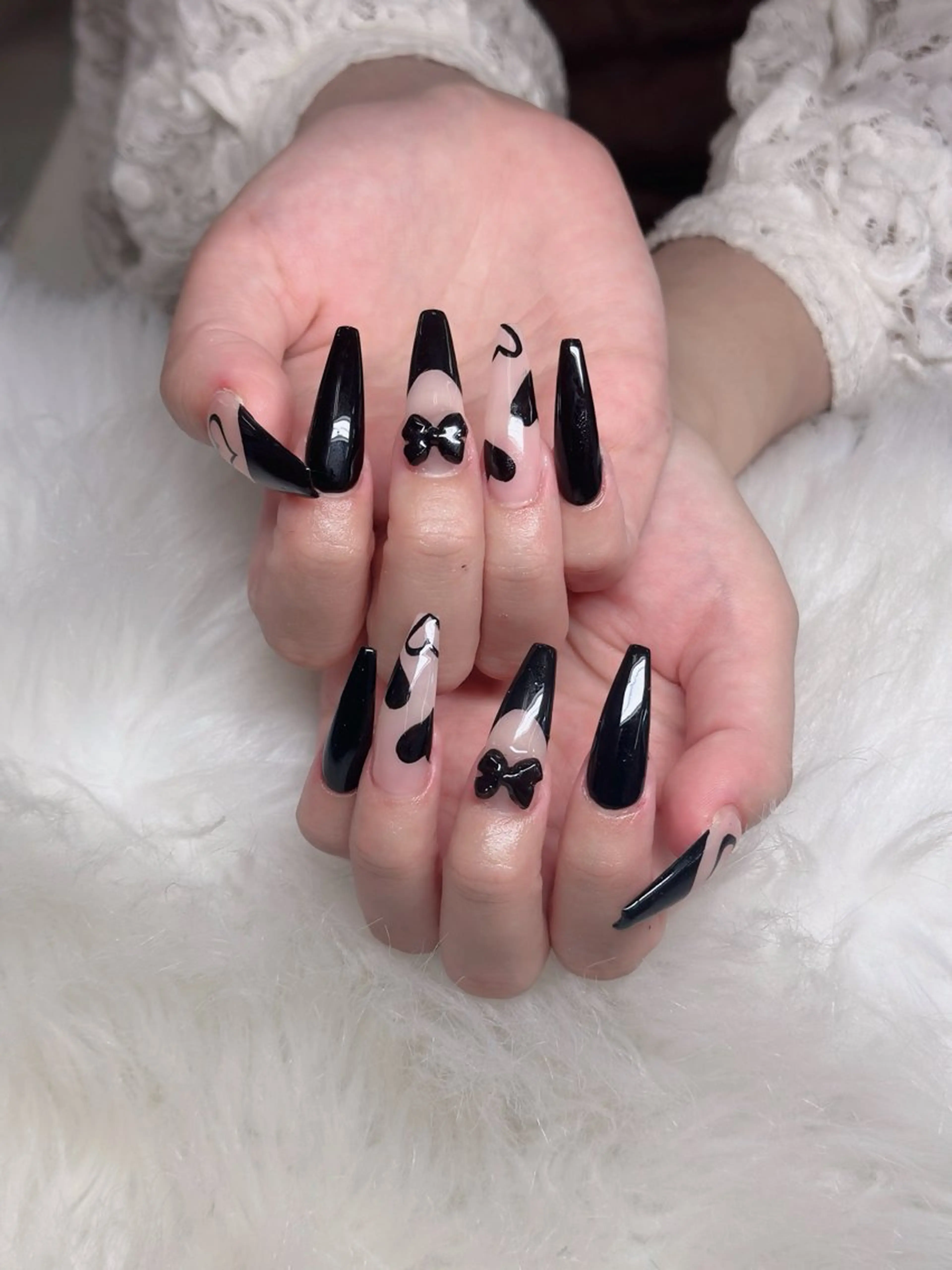 ネイル アートネイル フレンチネイル ジェルネイル 韓国ネイル マグネットネイル ハンドネイル Lenie Nail Okuboのネイルデザイン