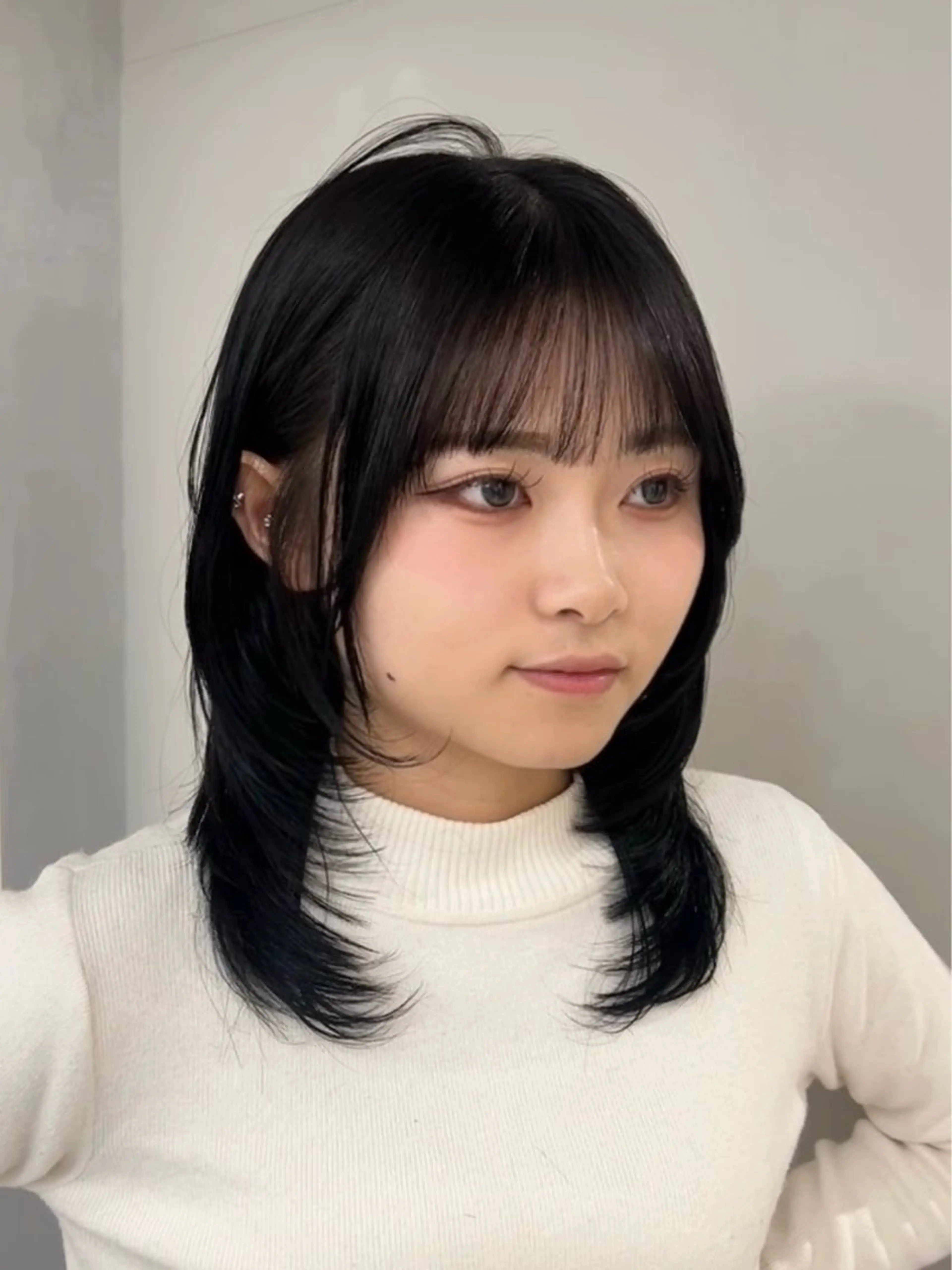 ミディアム 💖韓国風💖 レイヤー/LISAのヘアスタイル