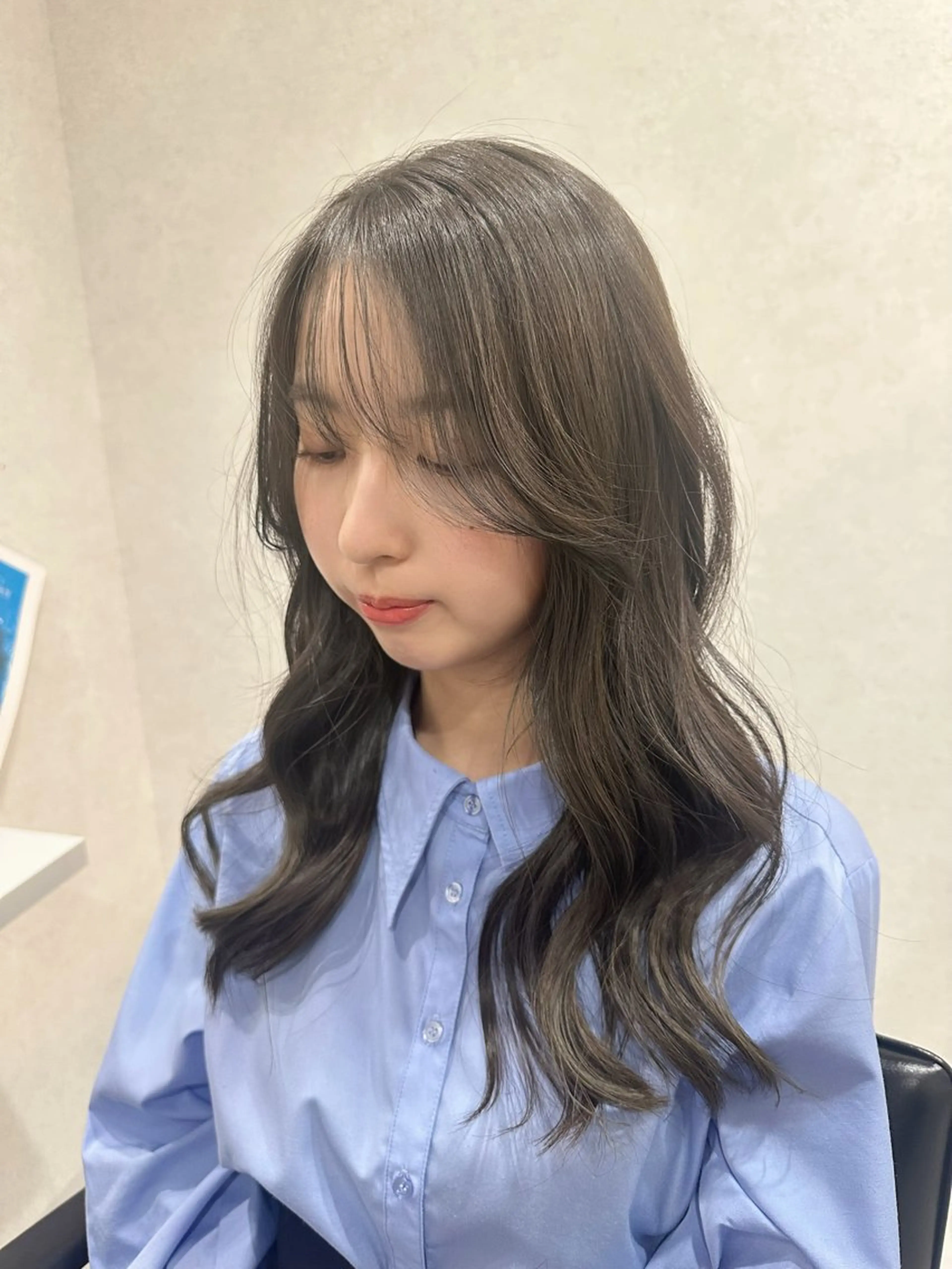 セミロング カラー カット ヘアカラー トリートメント 艶カラー🫧髪質改善 Bonheur辻結凪のヘアスタイル