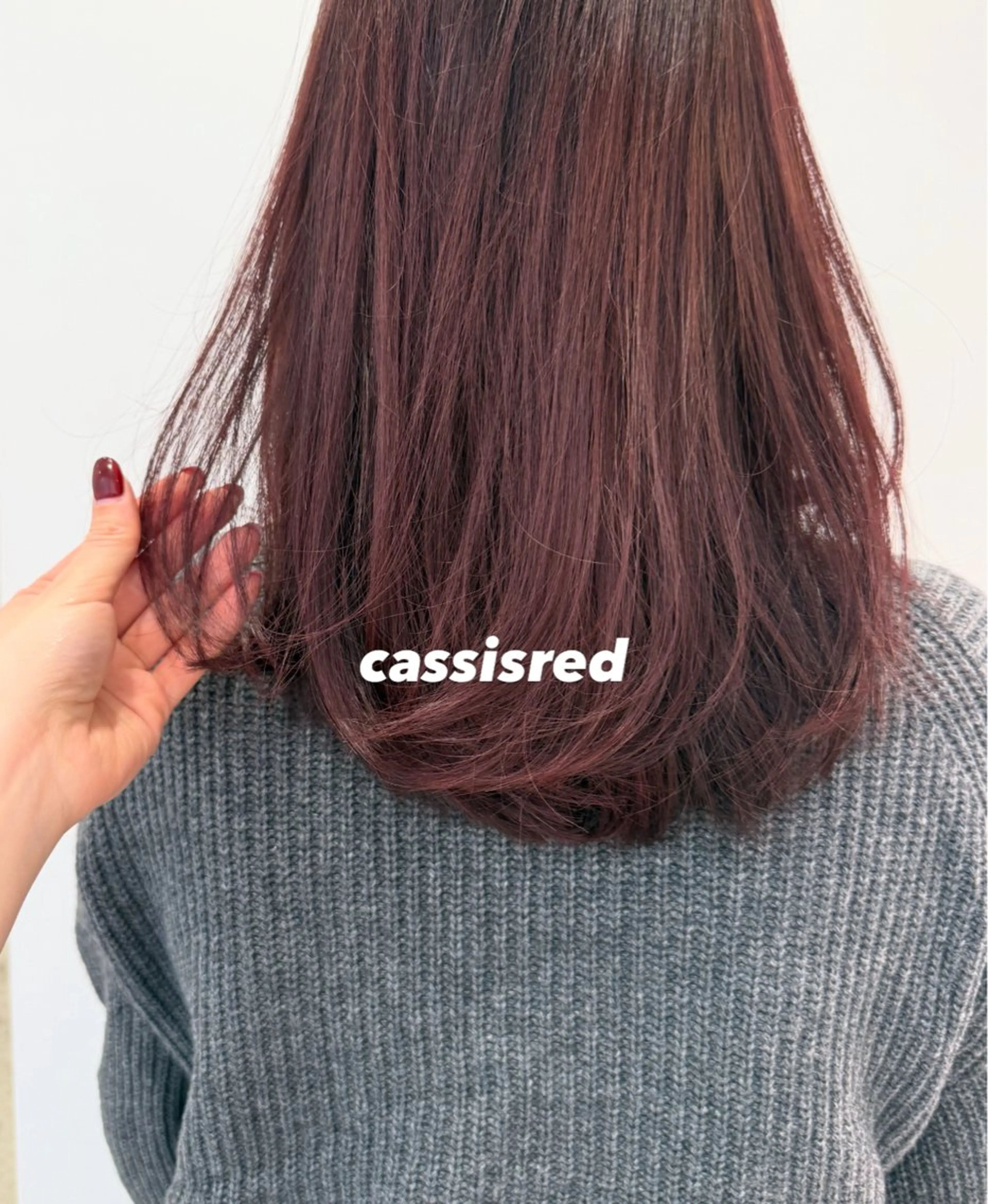 セミロング カット ヘアカラー トリートメント ヤマダレナ/個室/ 透明感艶カラー😽✨のヘアスタイル