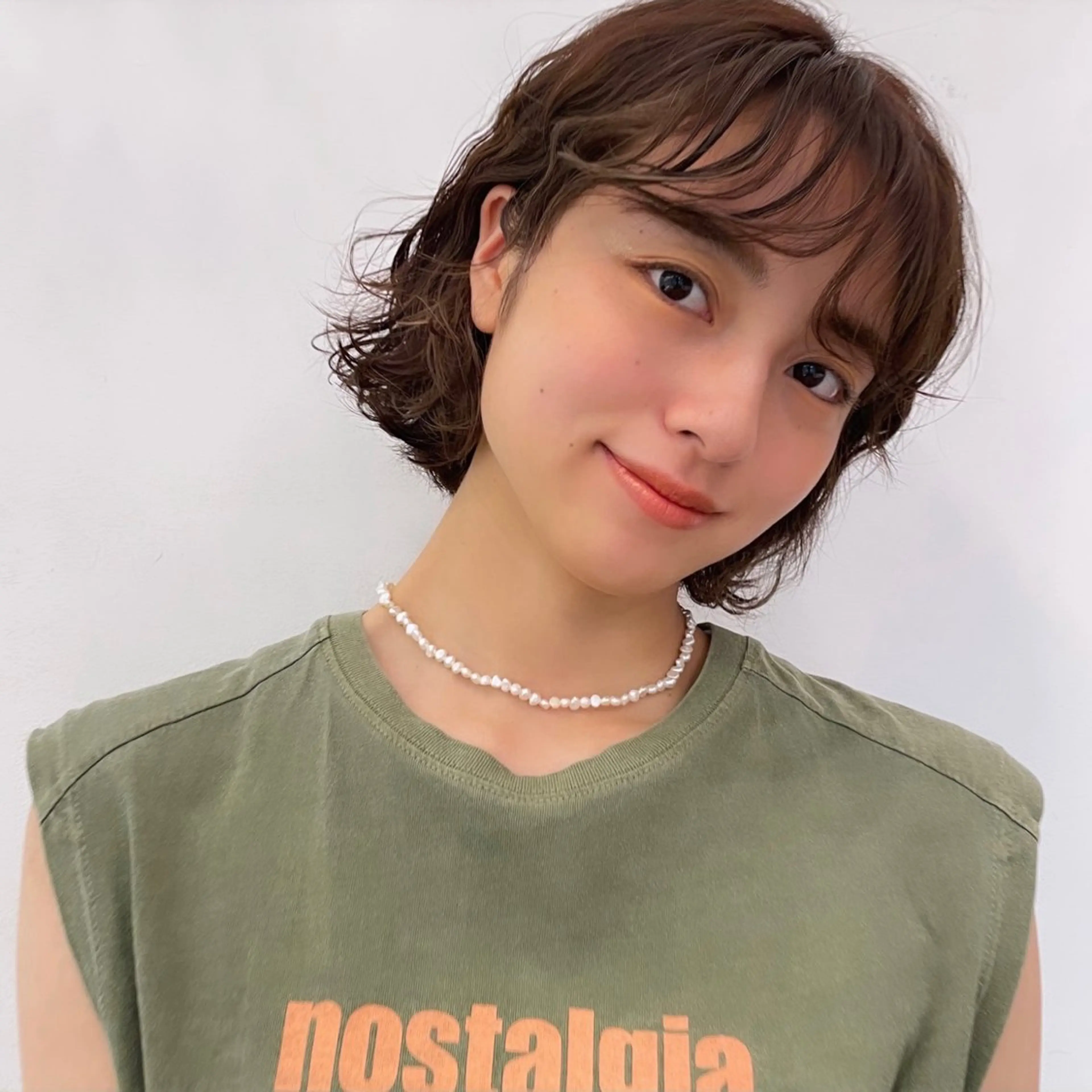 ショート パーマ カット パーマ ボブパーマ ♡ヨシカワハナコのヘアスタイル