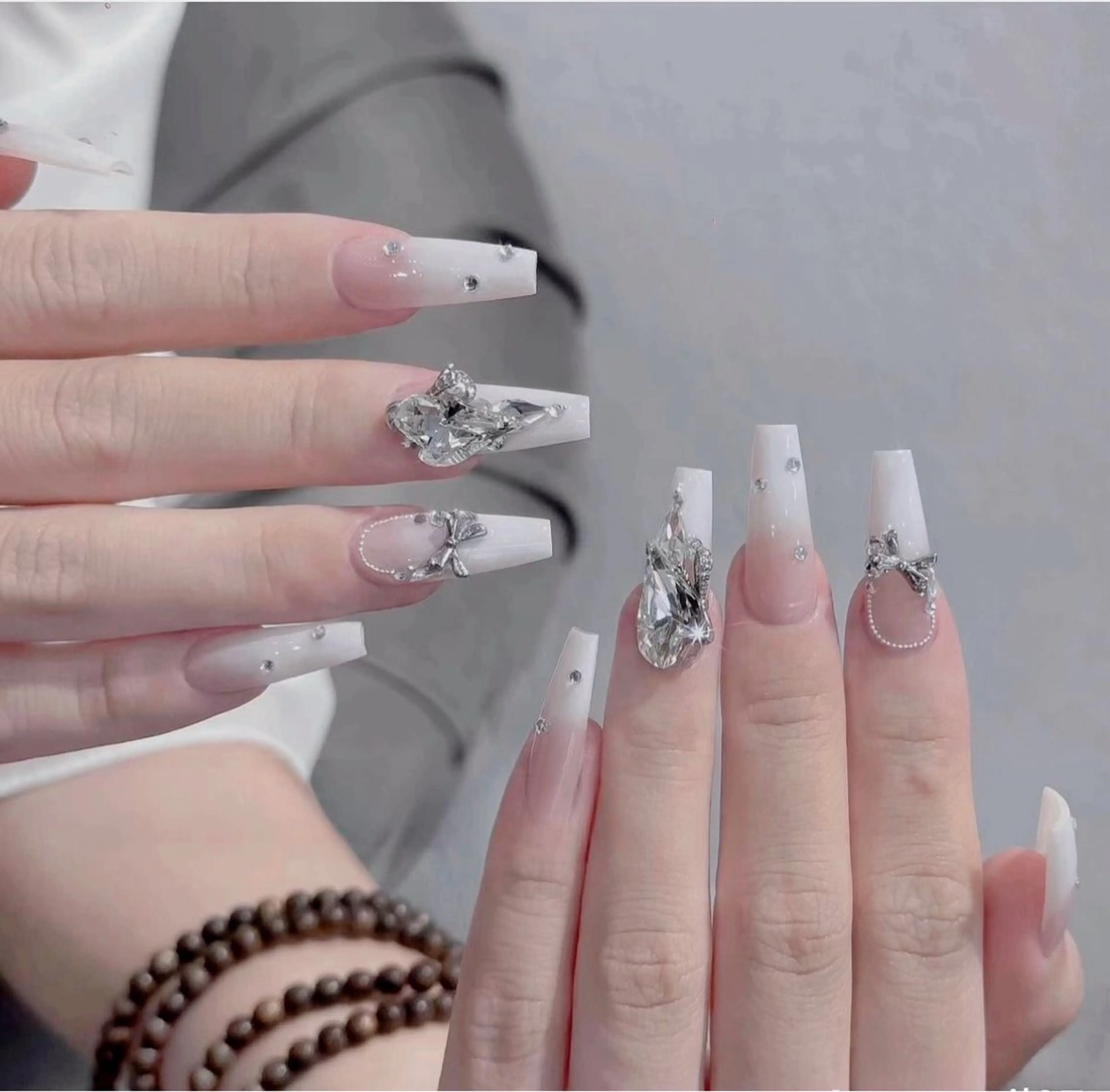 ネイル チークネイル フットネイル フレンチネイル グラデーション 韓国ネイル Ribbonnail salonのネイルデザイン