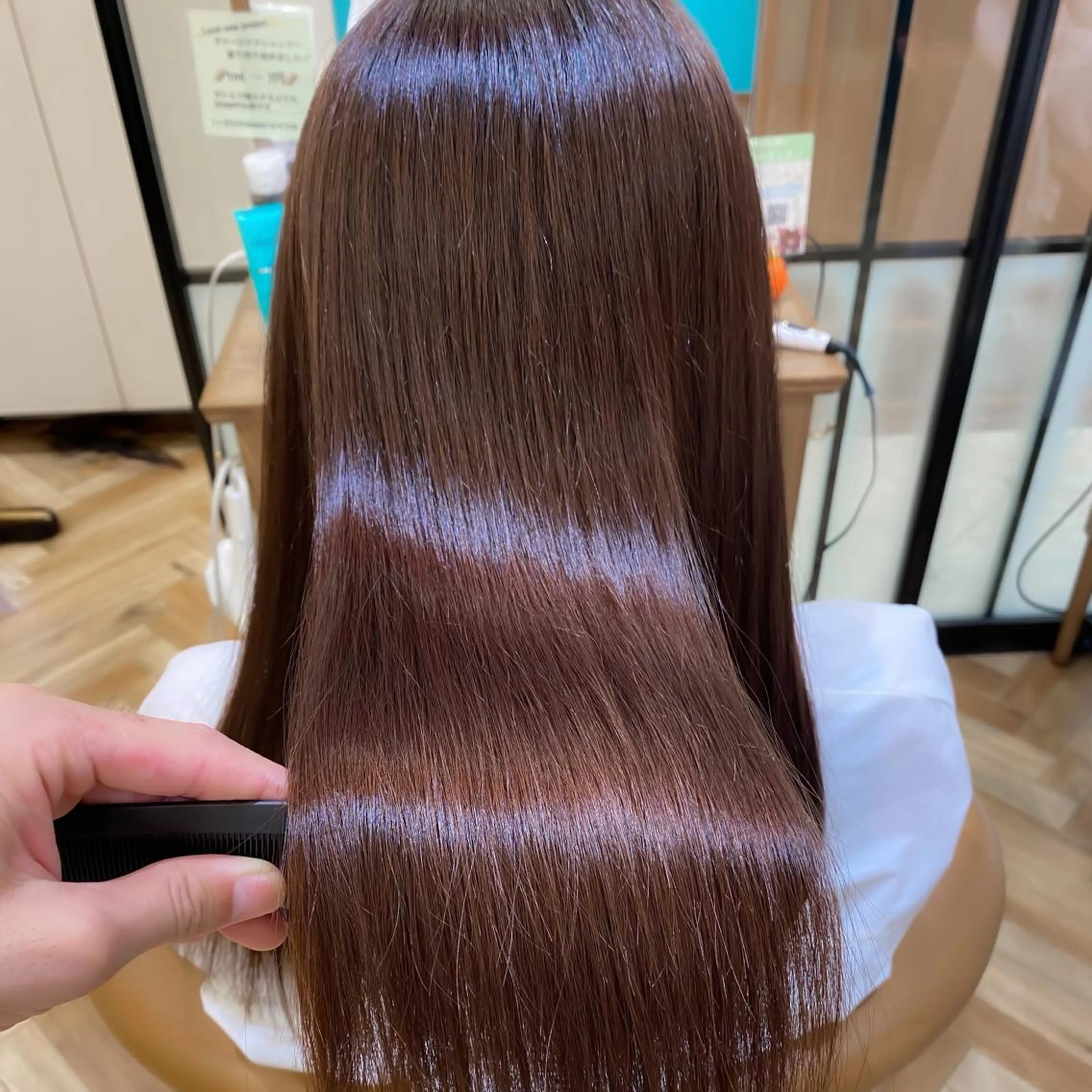 セミロング カラー カット ヘアカラー トリートメント レイヤー/韓国ヘア 縮毛矯正🫧鈴木颯のヘアスタイル