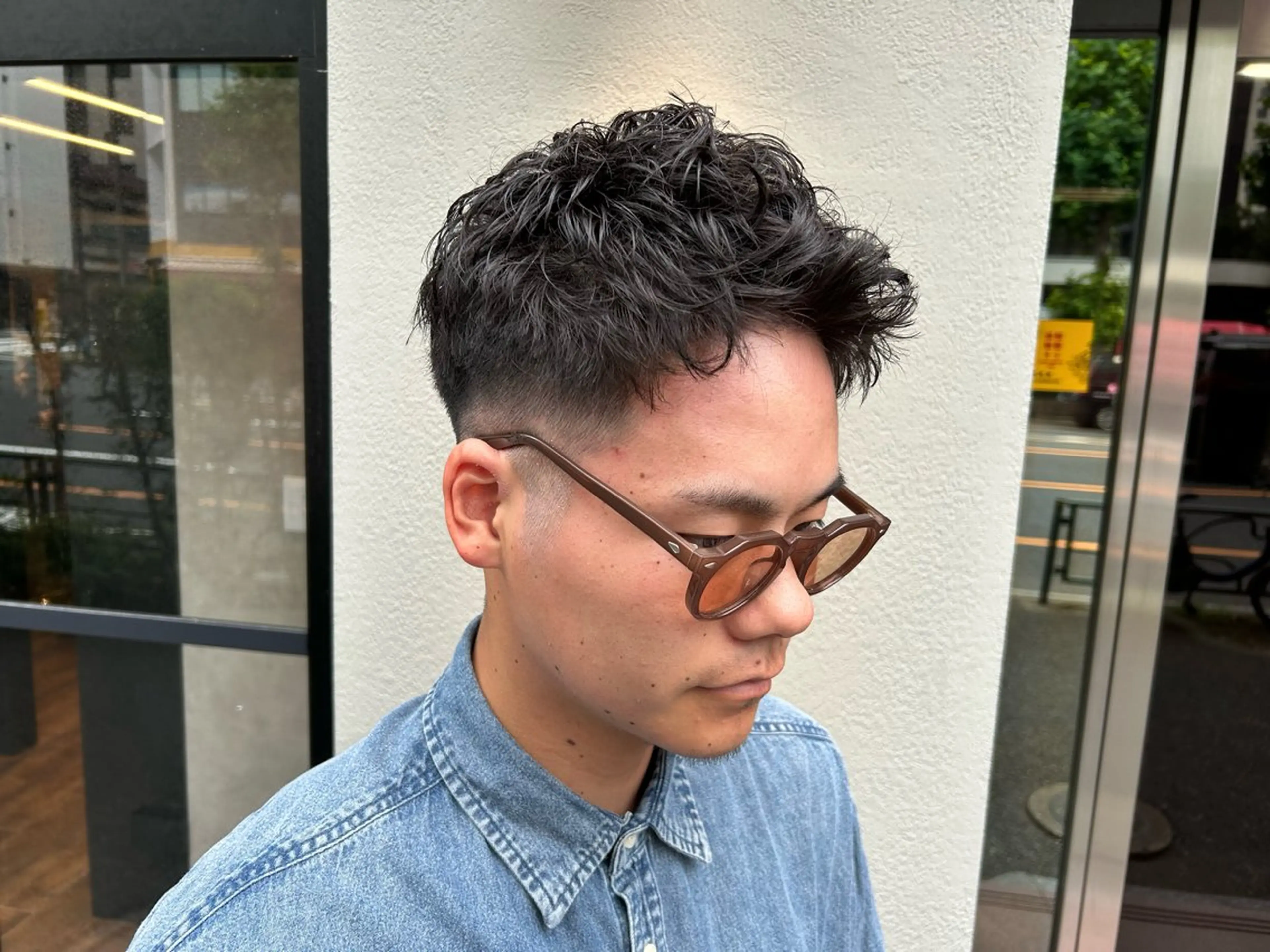 ショート パーマ メンズ カット パーマ トリートメント 🔥メンズ専門🔥 塩拓巳のヘアスタイル