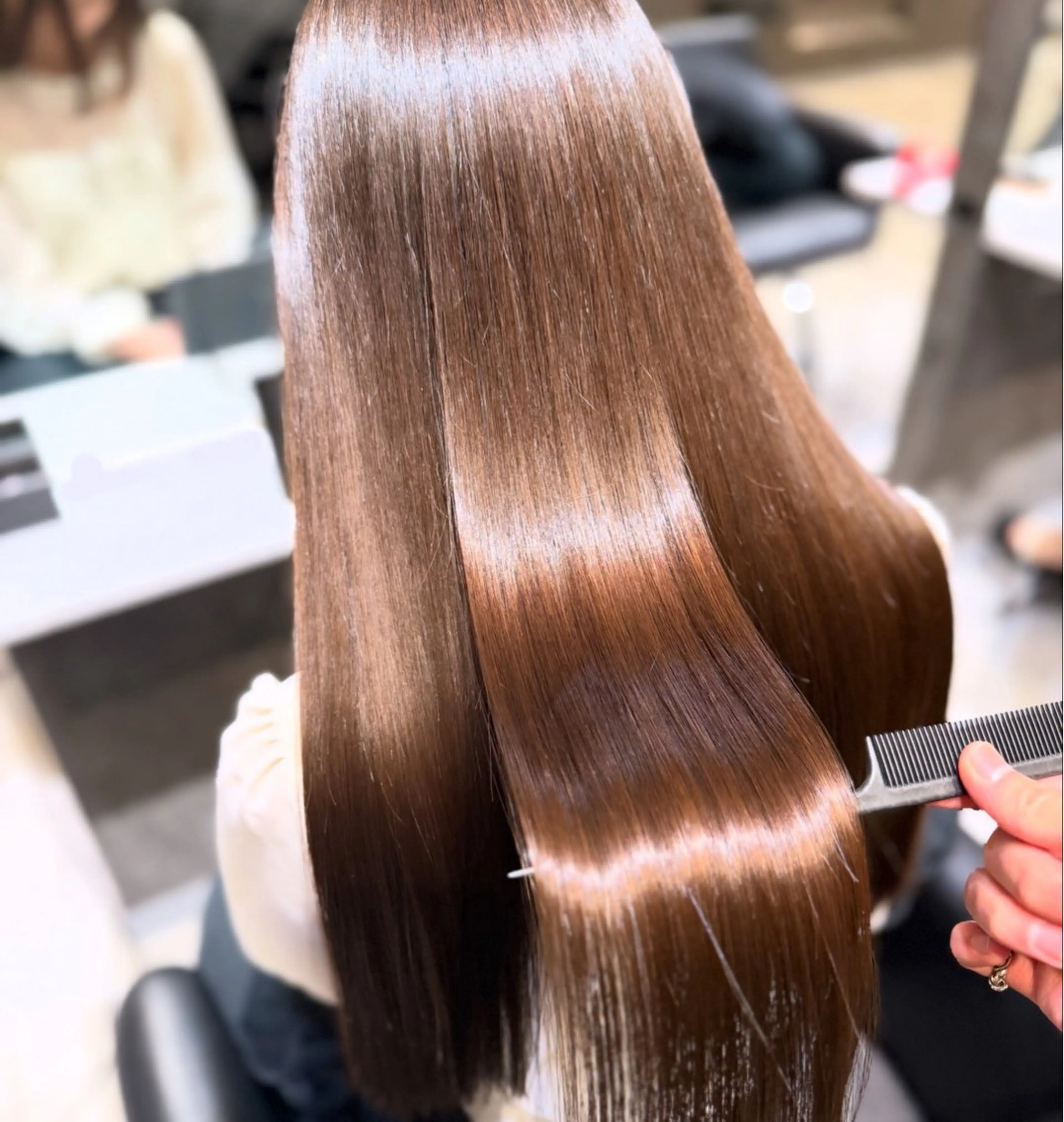 ロング カット ヘアカラー トリートメント _WHITE鳳店所属・_WHITE /藤田唯生のヘアスタイル