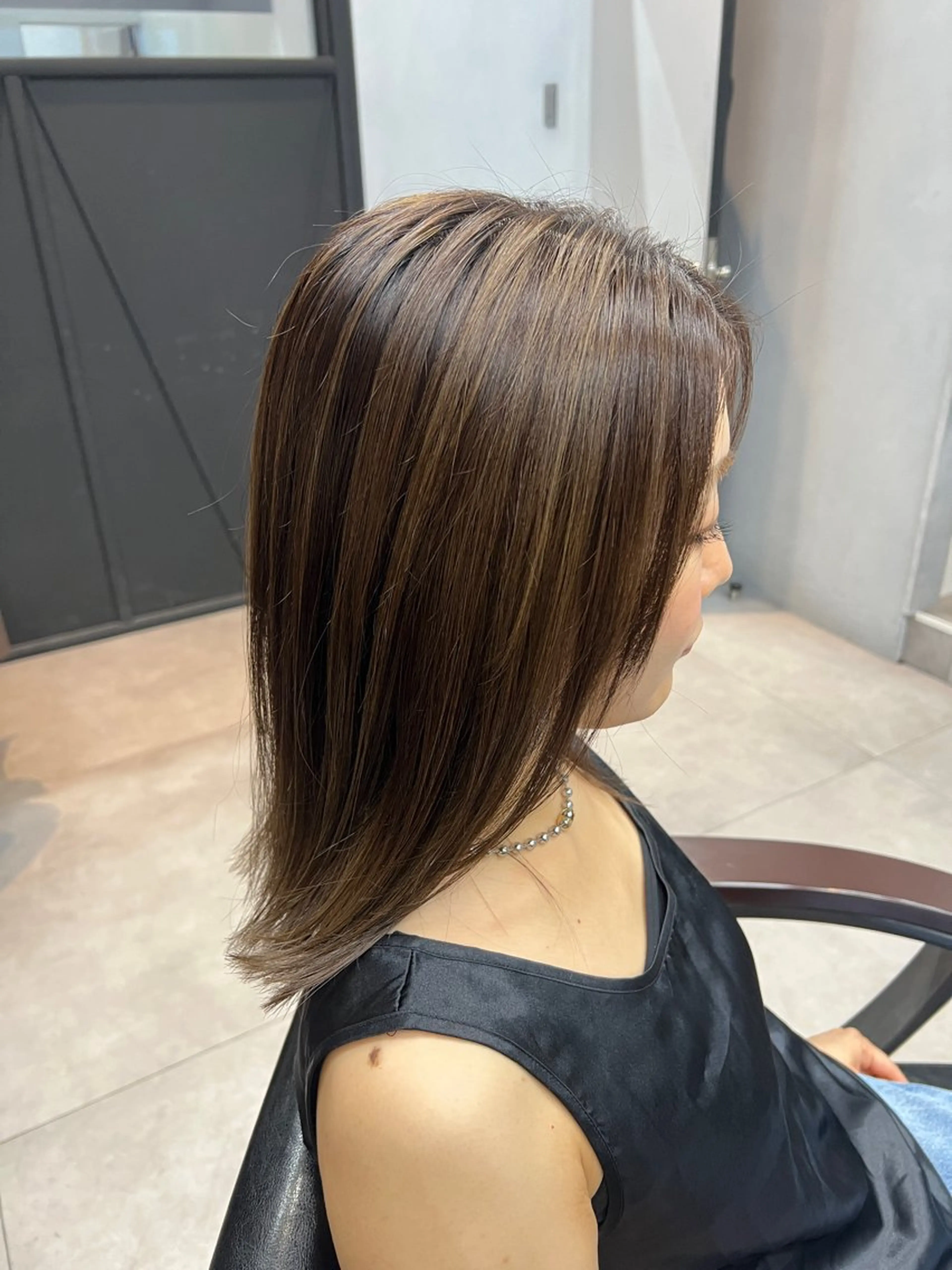 ミディアム ハイライト 🐬rara 🐬のヘアスタイル