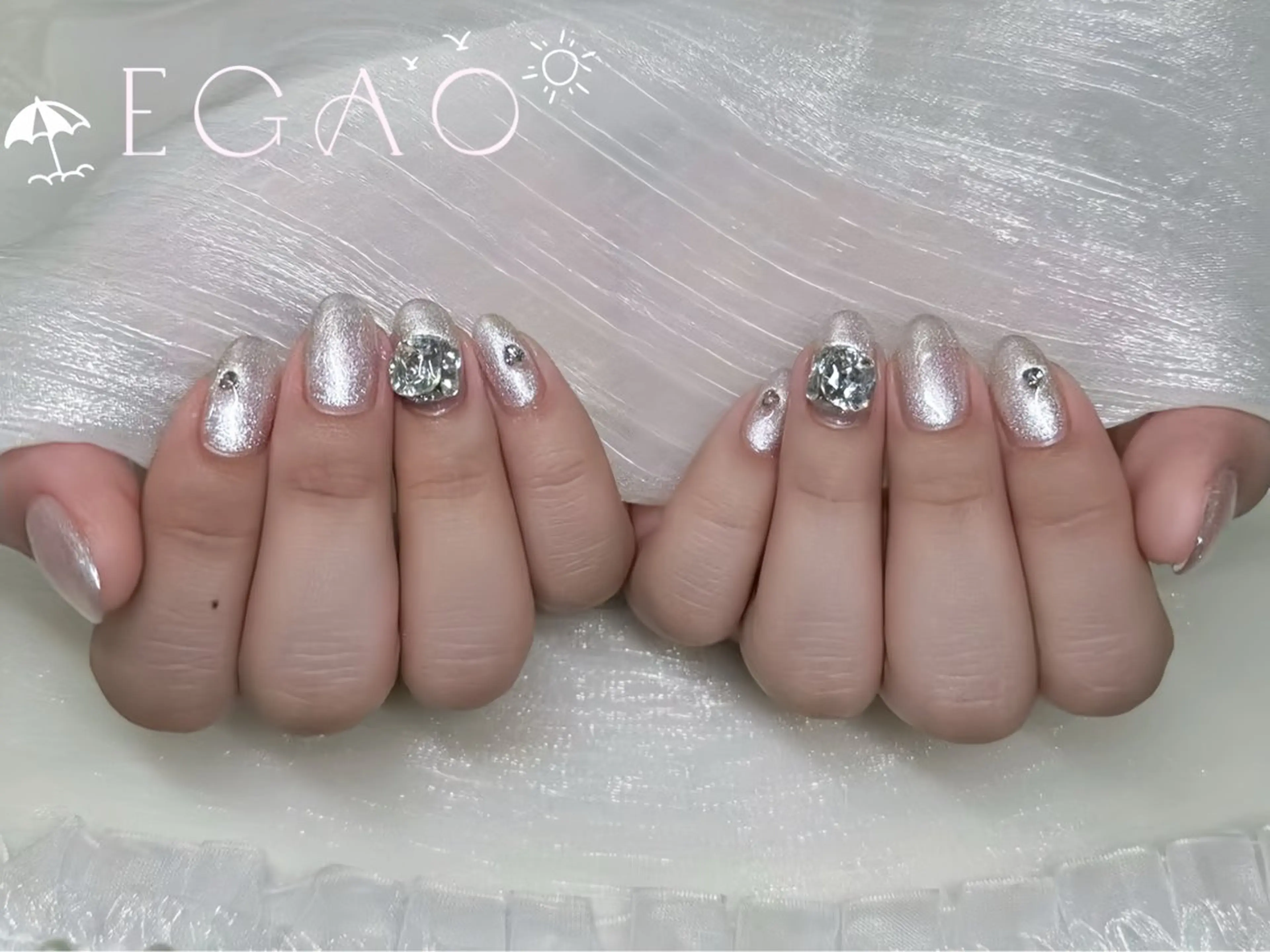 ネイル アートネイル フットネイル フレンチネイル ジェルネイル グラデーション ハンドネイル Egao Nail Salonのネイルデザイン
