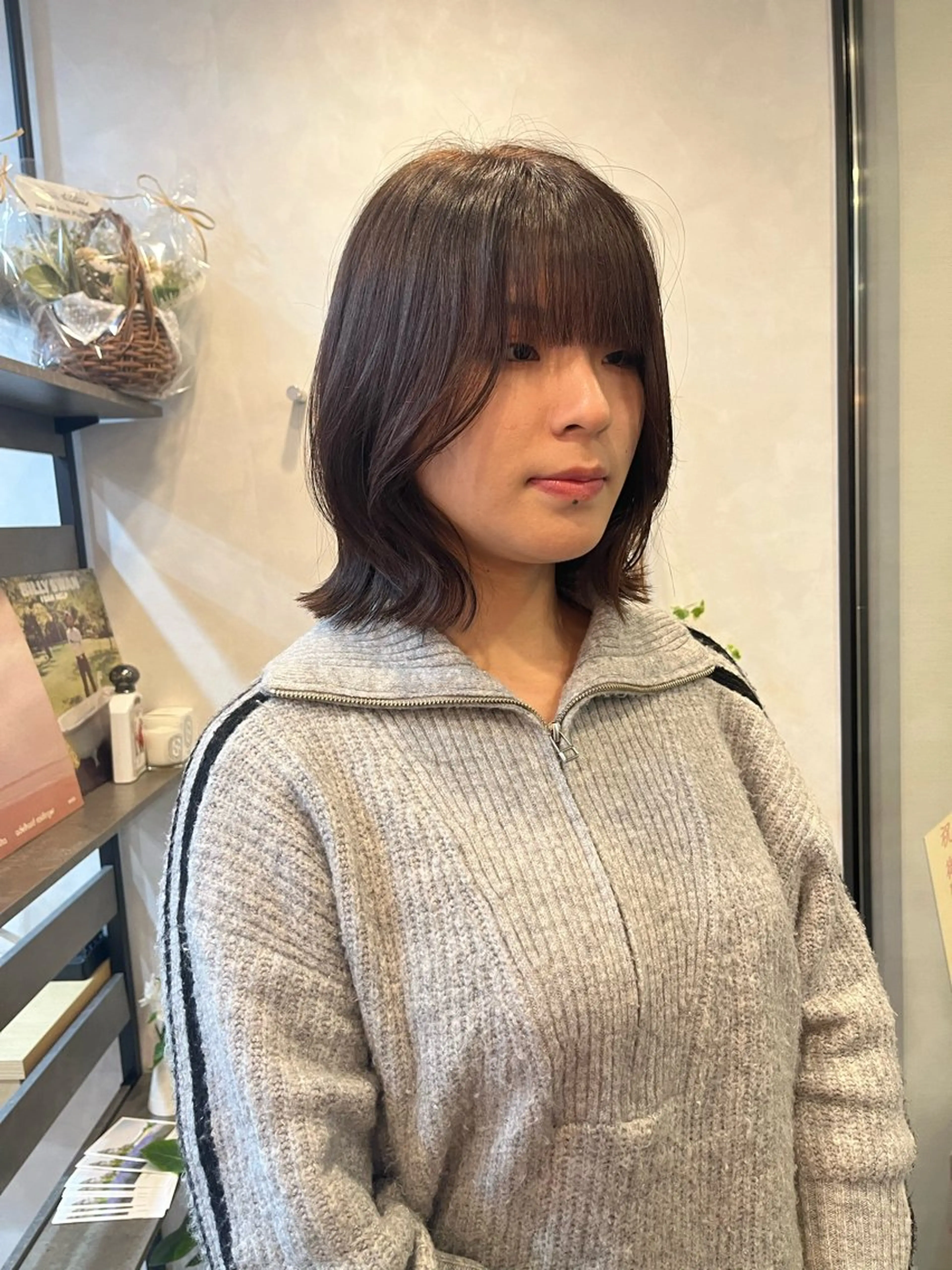 【11時限定】韓国くびれカット＋髪質改善カラーの写真