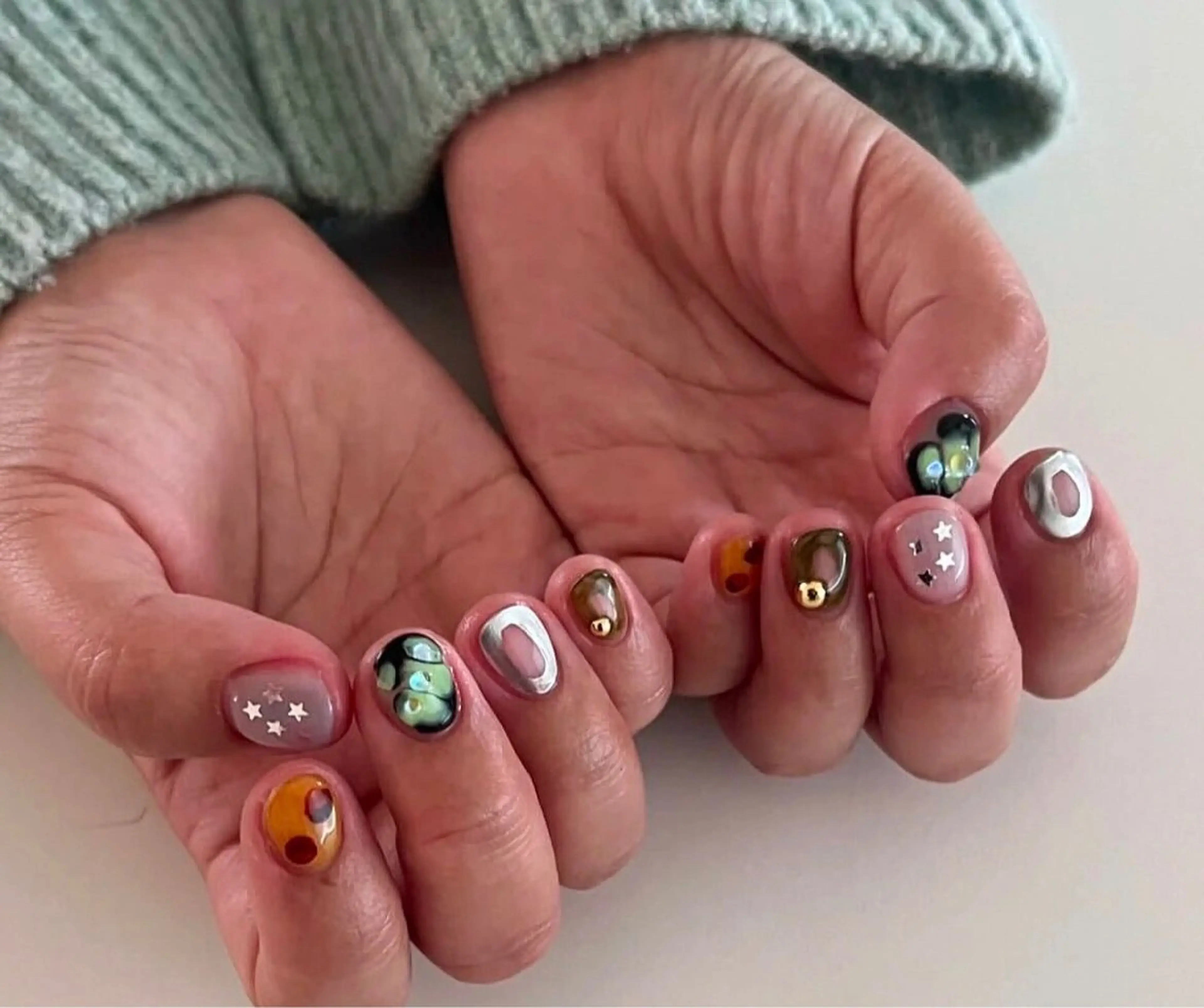 ネイル マグネットネイル ハンドネイル enju0422所属・谷口 雪のネイルデザイン