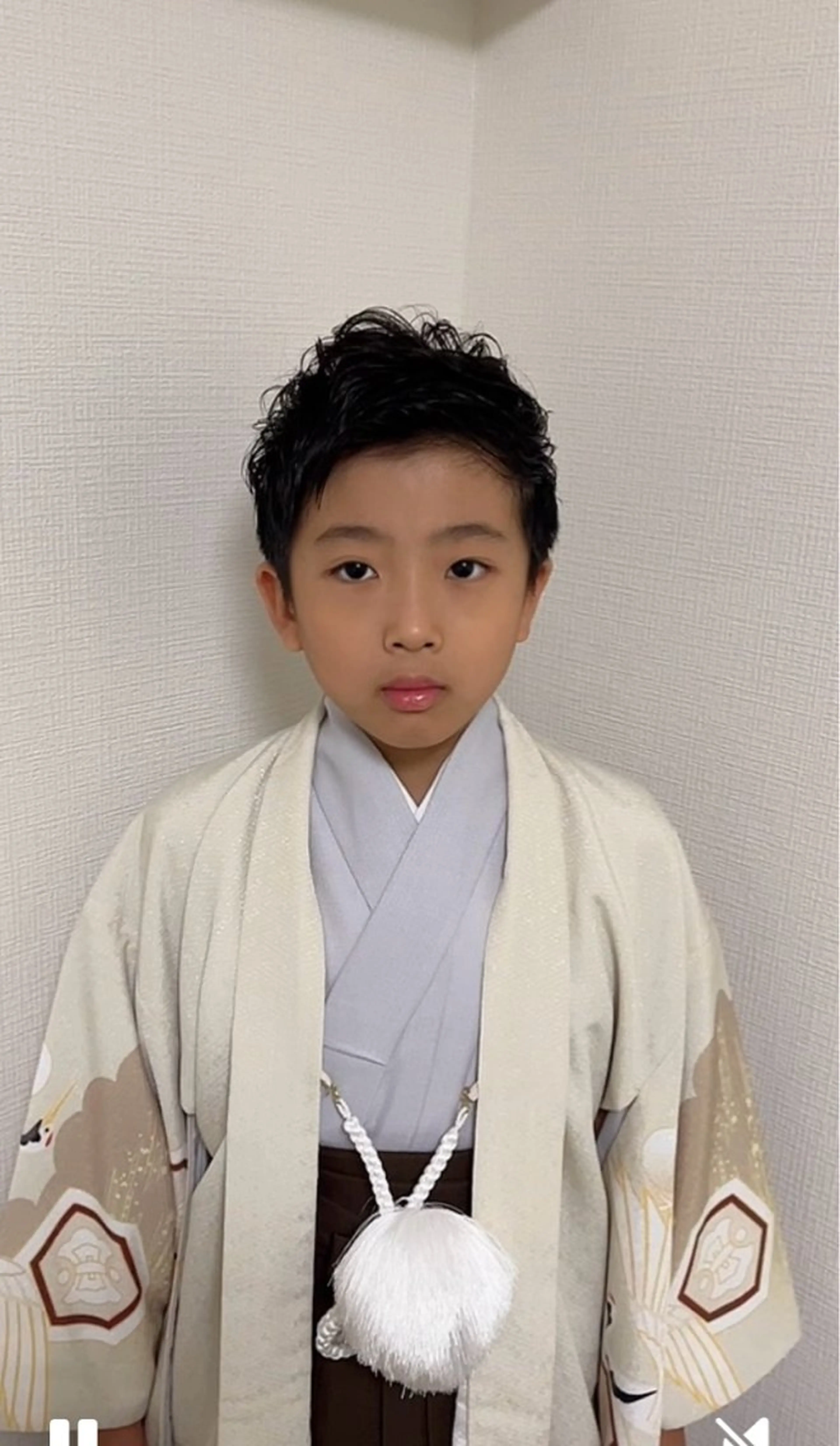 七五三　５歳　着付け＋ヘアセットの写真