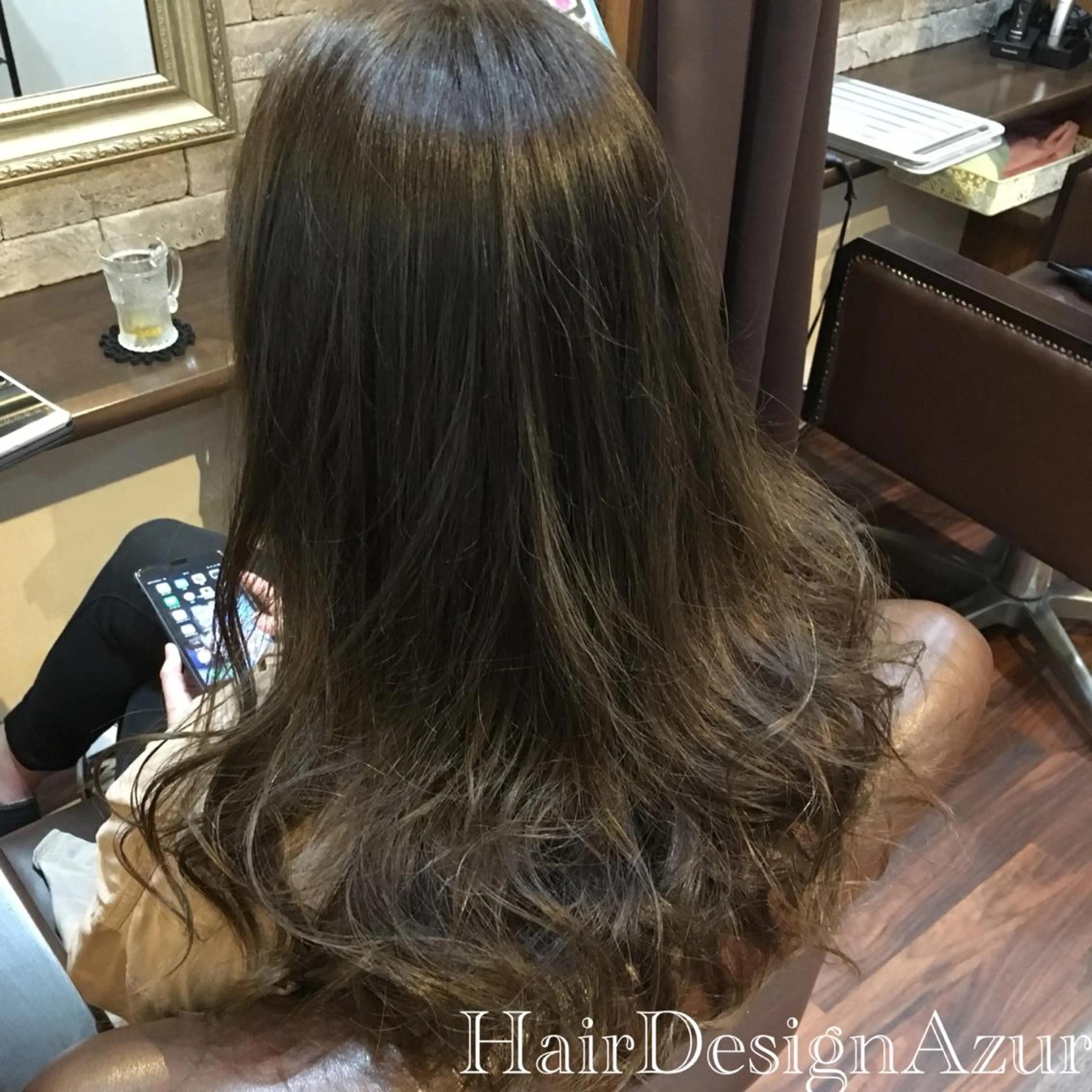 ロング カラー HairDesign Azurのヘアスタイル